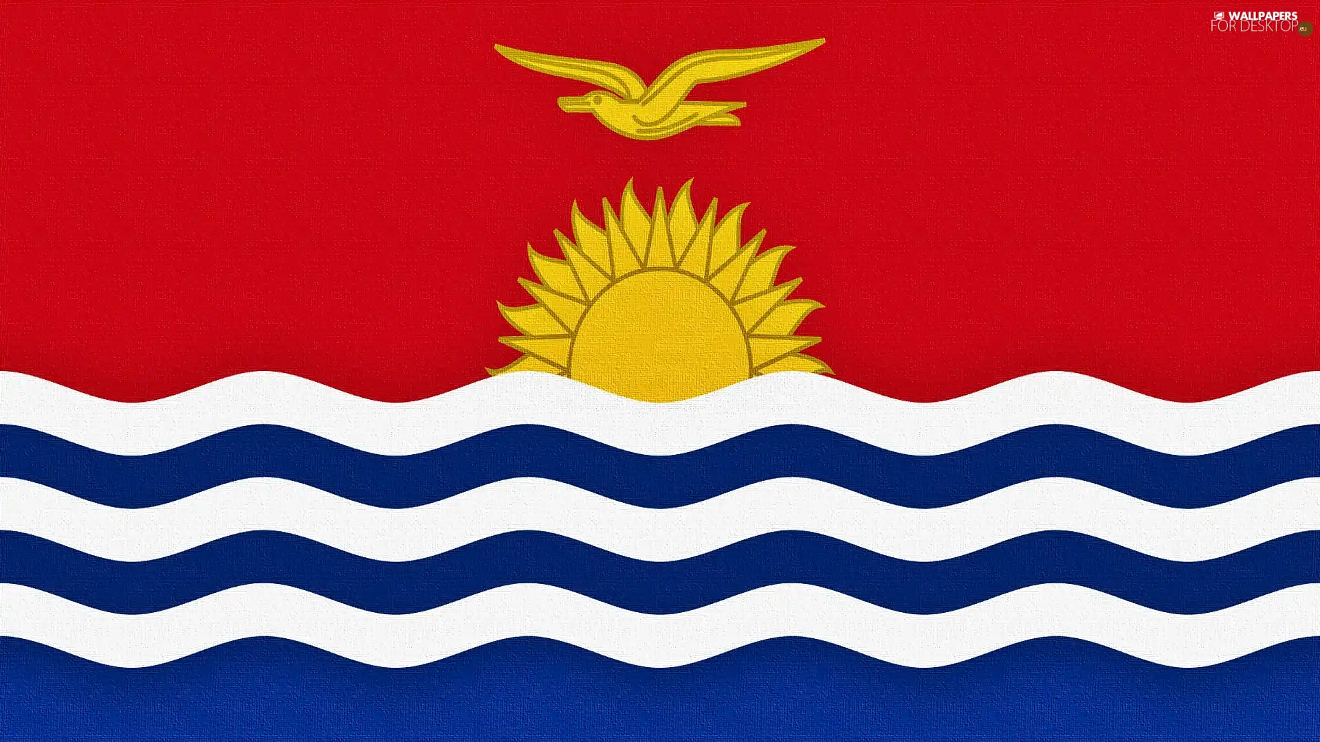 State, flag, Ocean, quiet, Insular, Kiribati