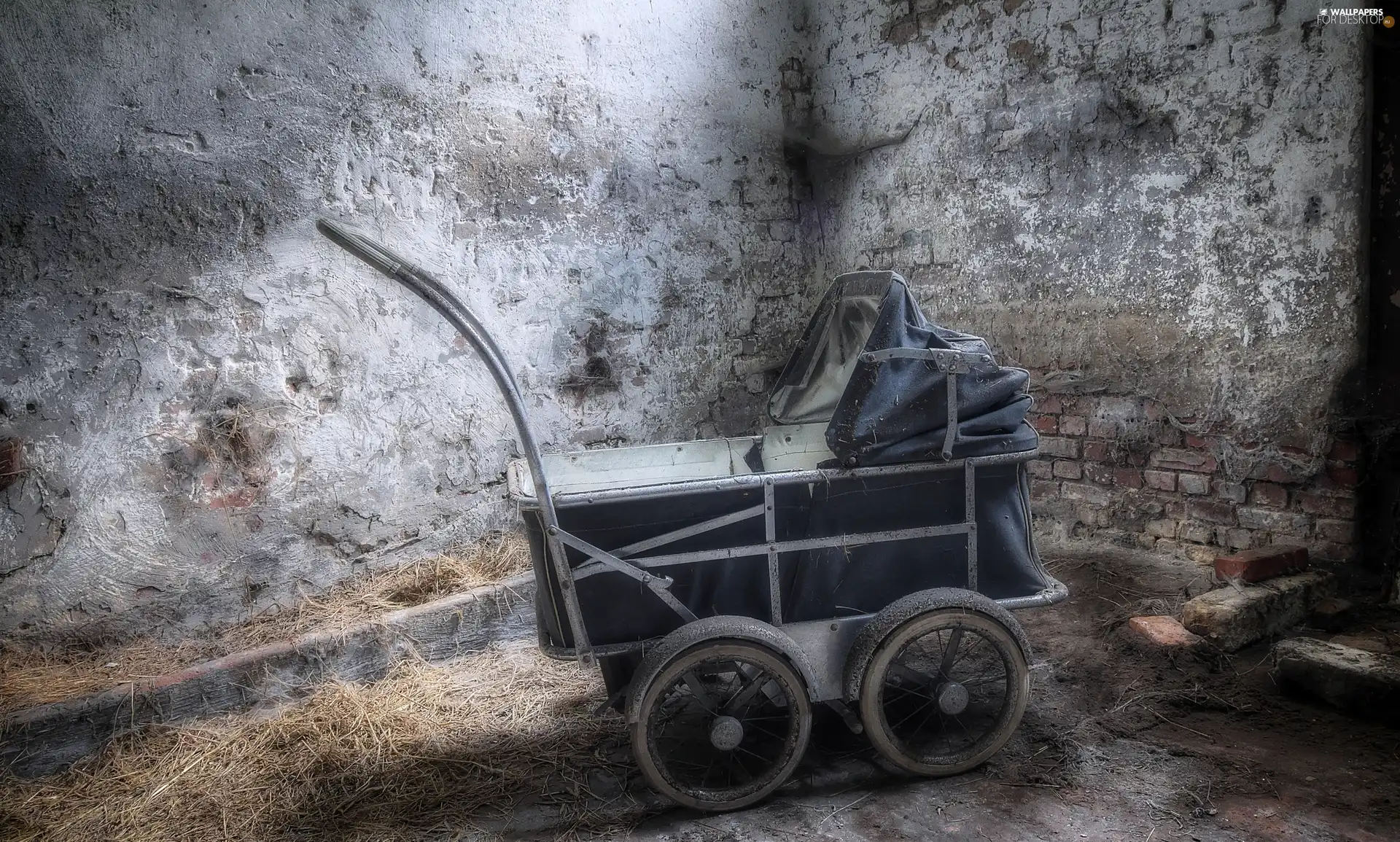 Old car, trolley