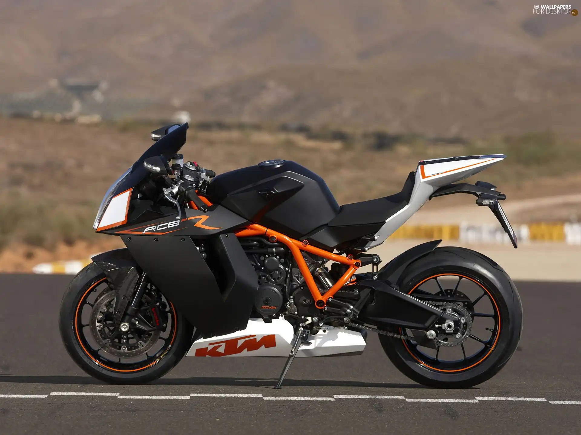 frame, KTM RC8, Orange