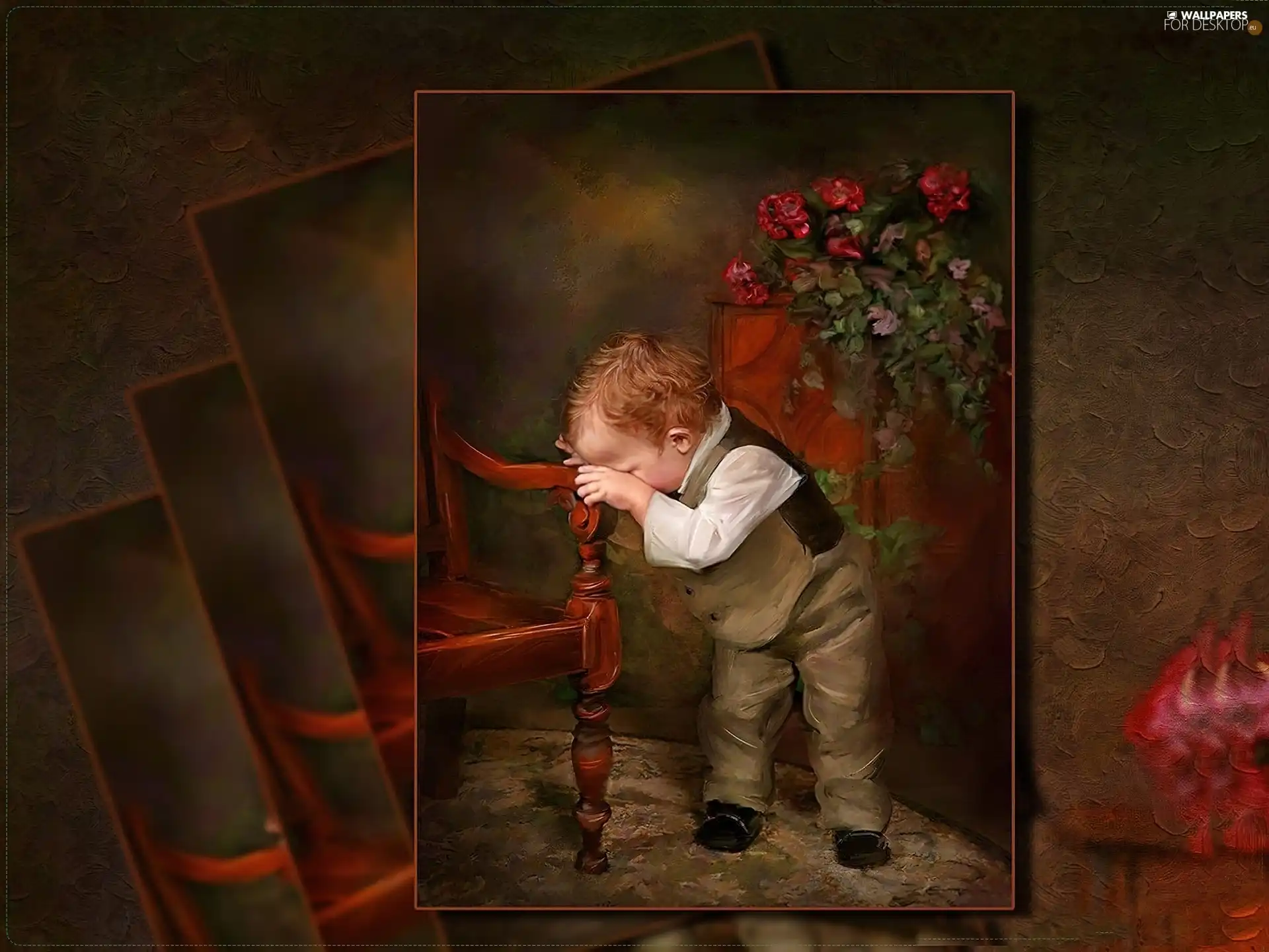 boy, Richard Ramsey, painting