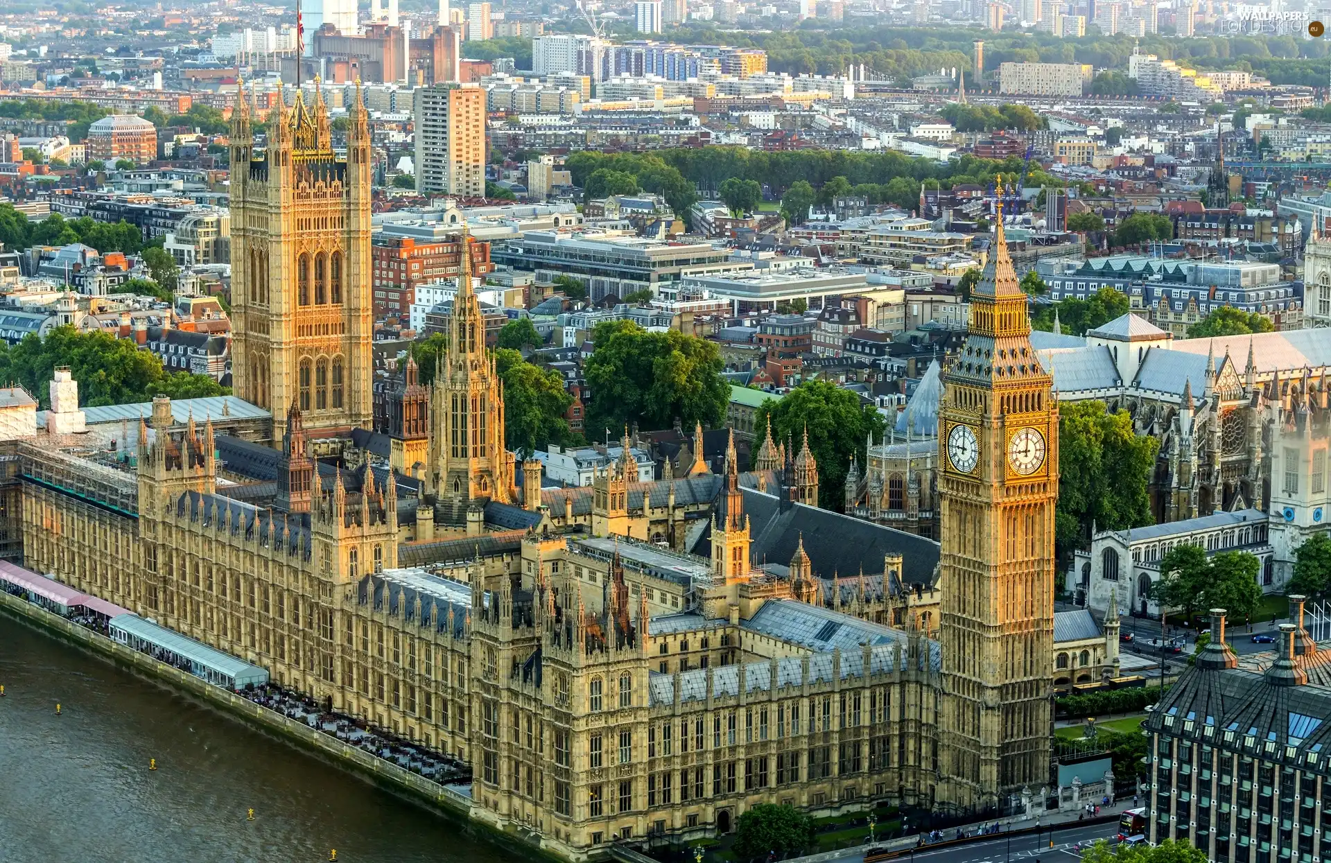 London, Panorama of City