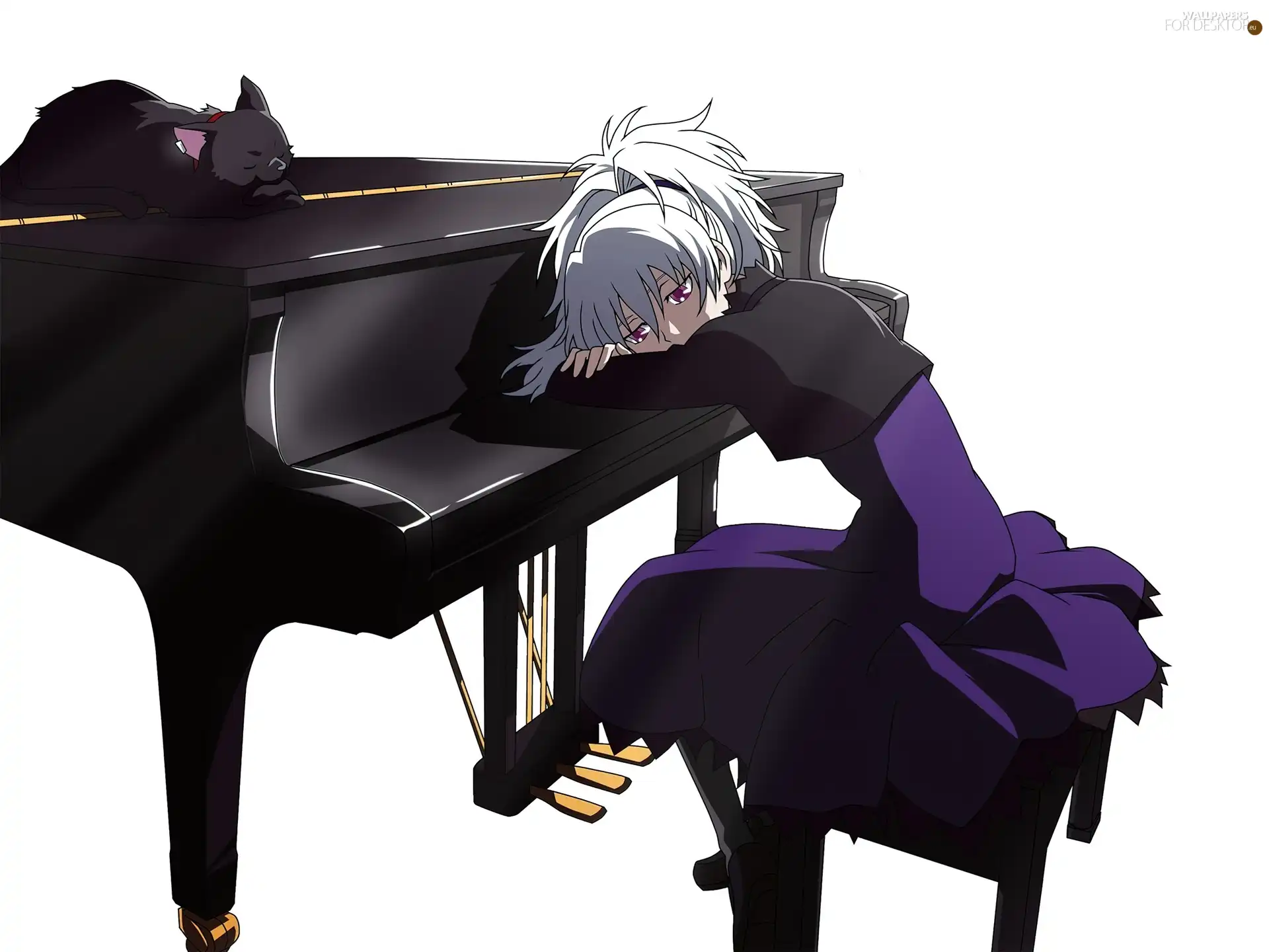 girl, Darker Than Black, Piano