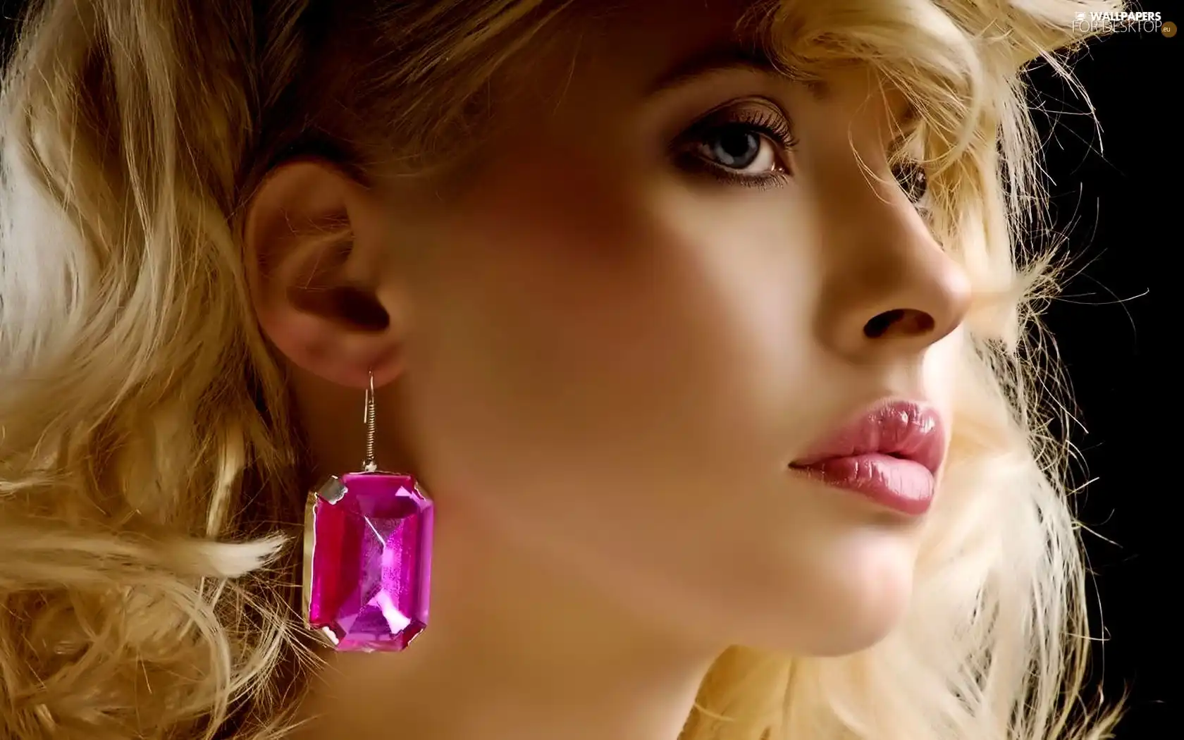 ear-ring, Women, Pink
