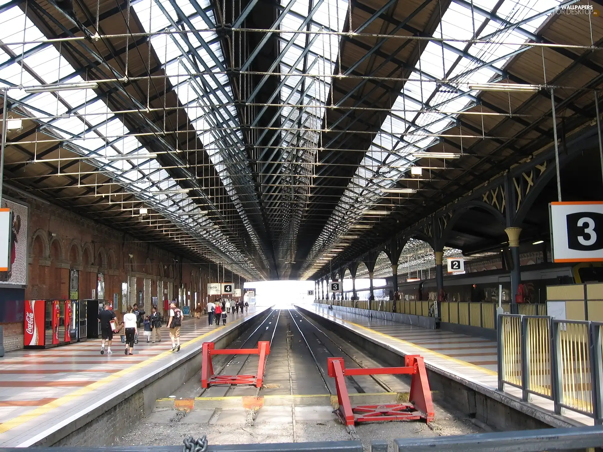 platforms, station, railway