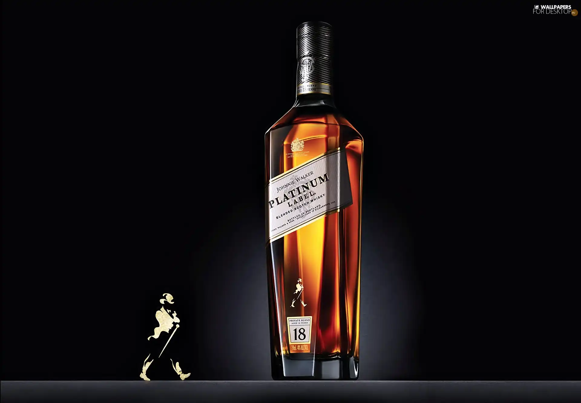 Johnnie, Bottle, Platinum, Label, Walker, Whisky