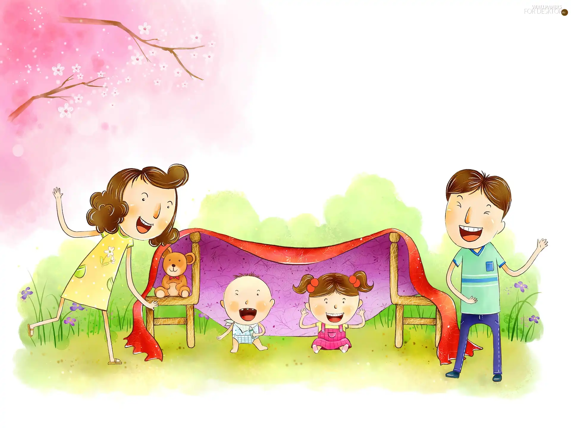 play, happy, folks