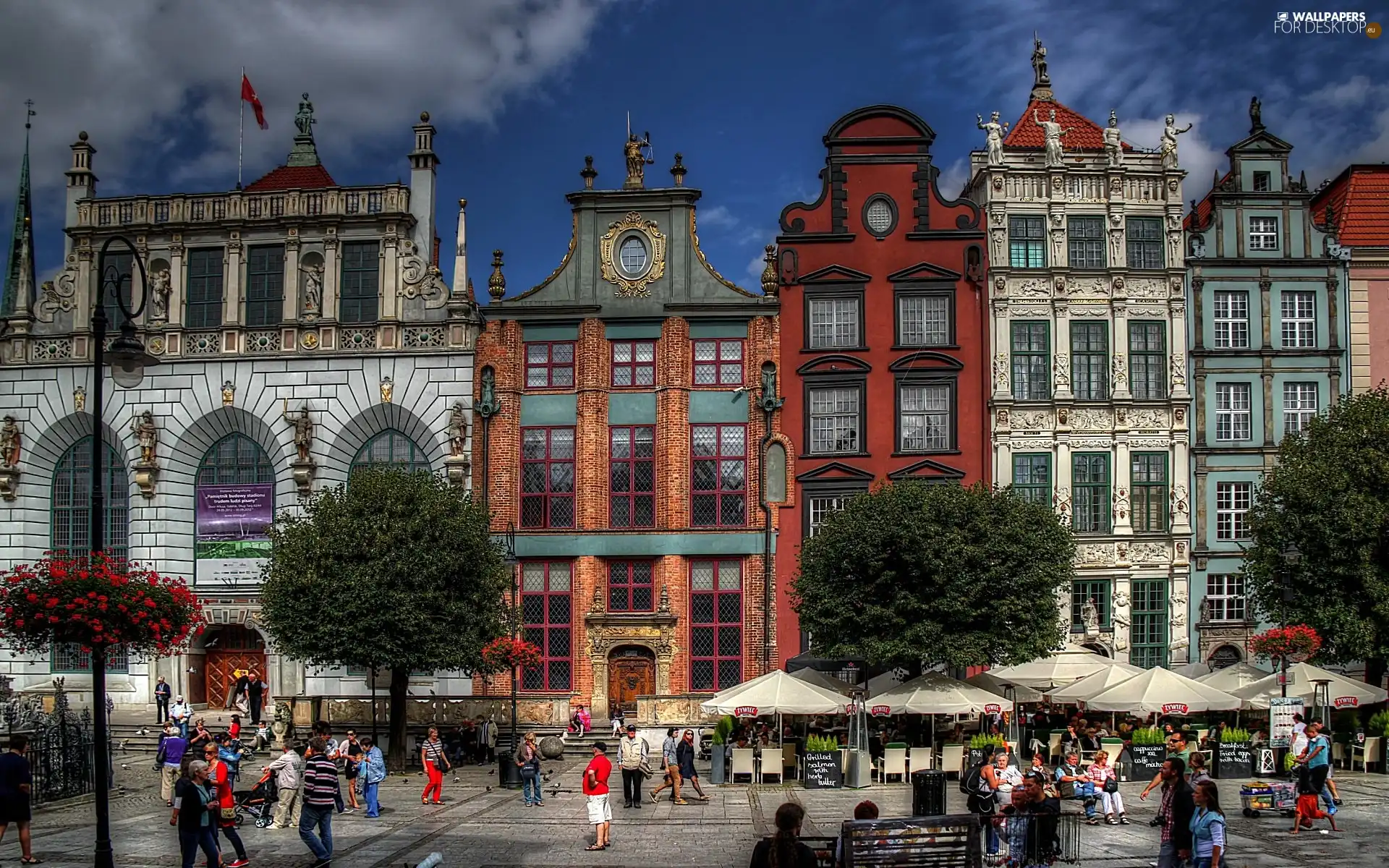 Town, Gdańsk, Poland, apartment house