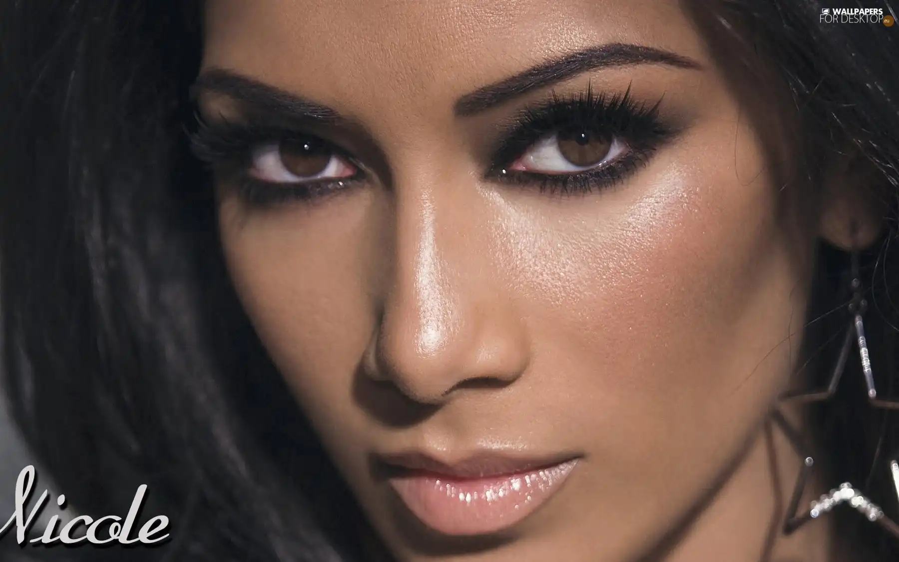 make-up, Nicole Scherzinger, portrait