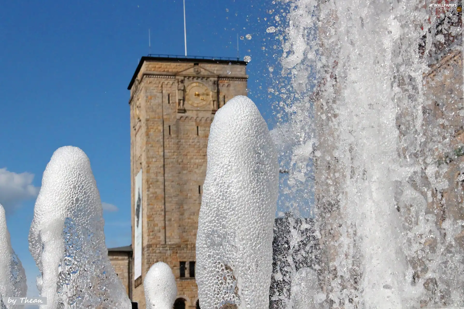 Poznań, fountain, Castle