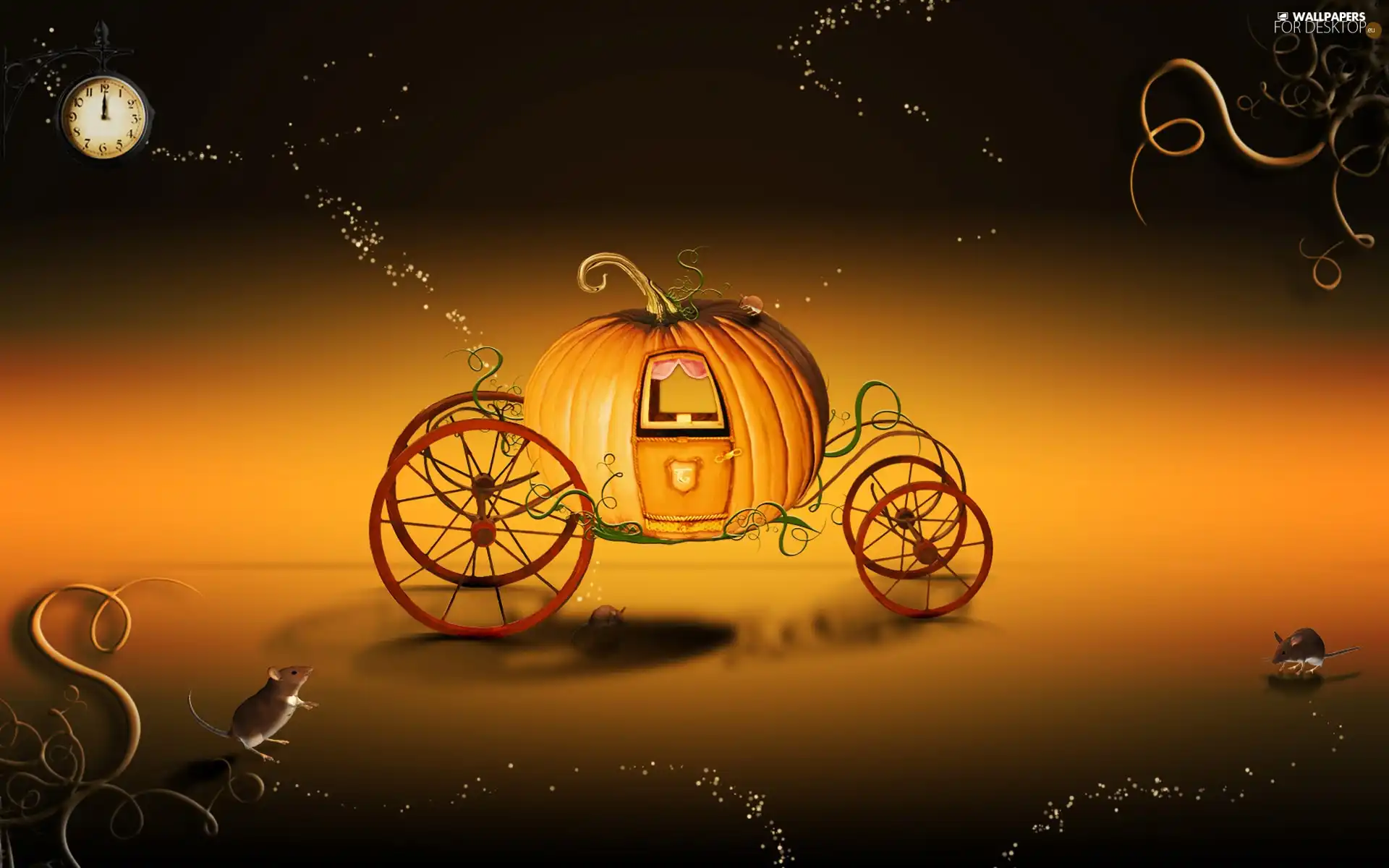 Chariot, pumpkin