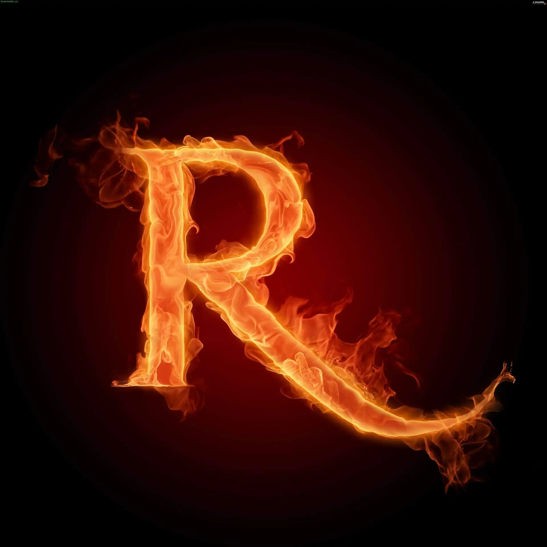 fiery, R