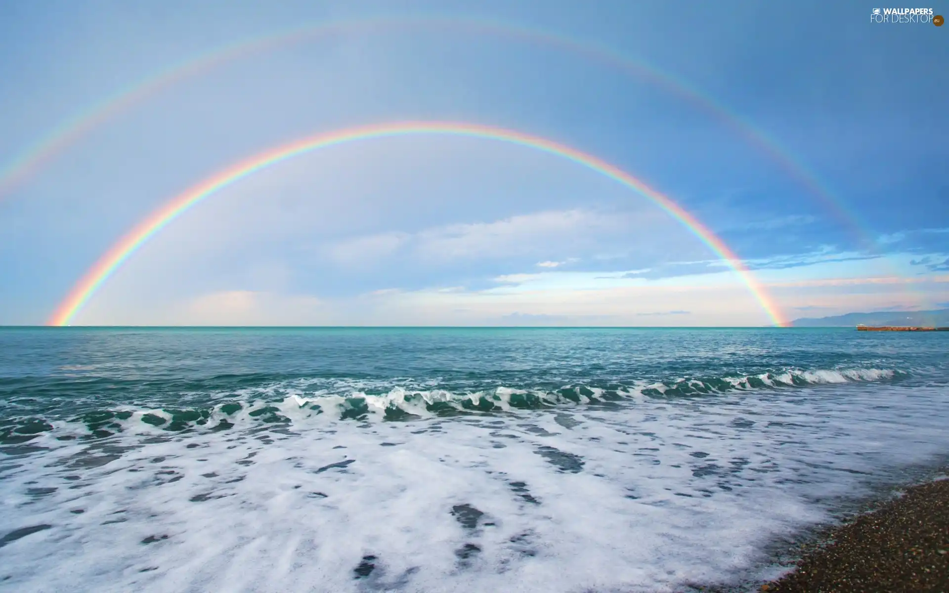 sea, Great Rainbows