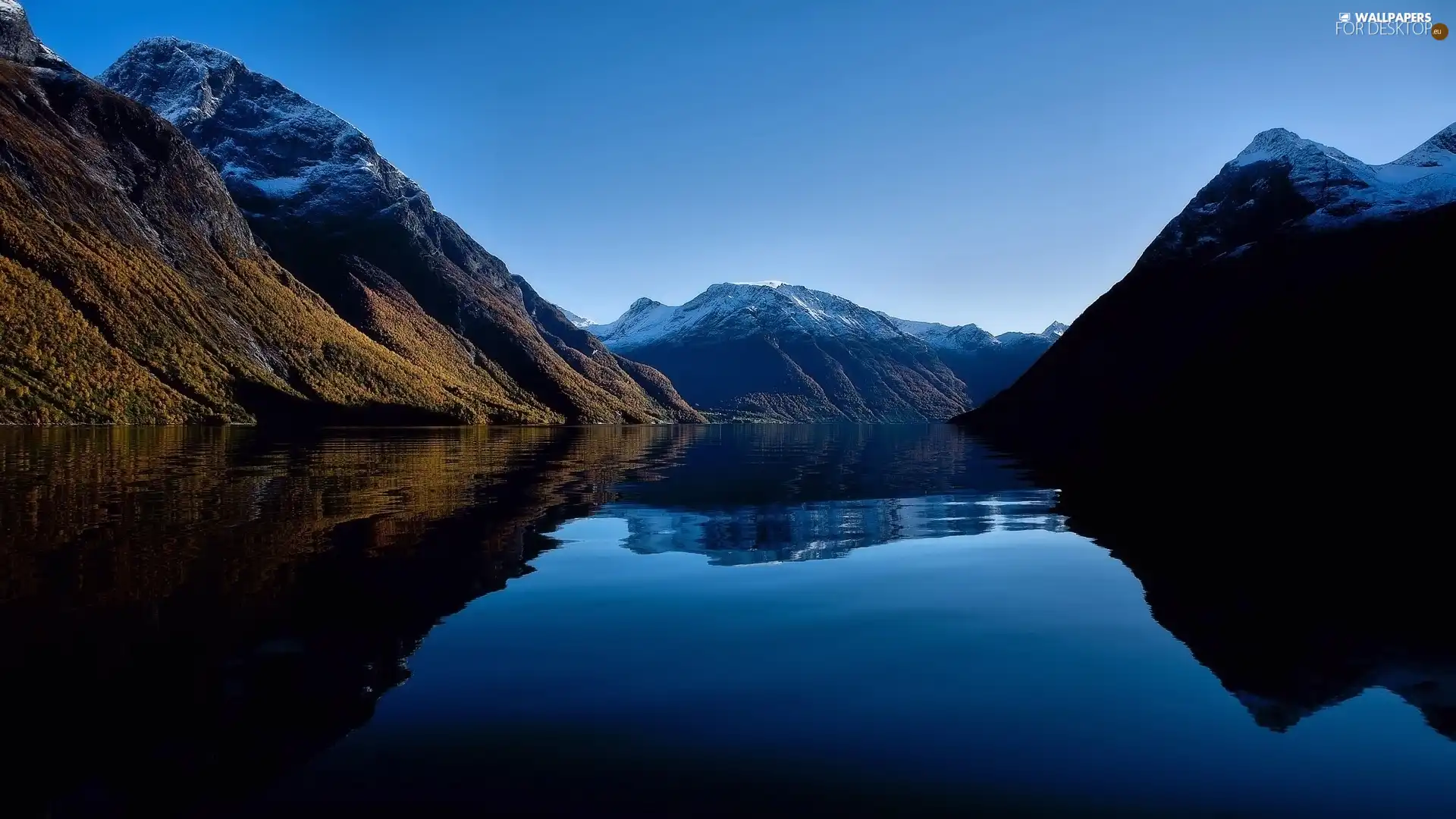 Mountains, Water Pane, reflection, lake