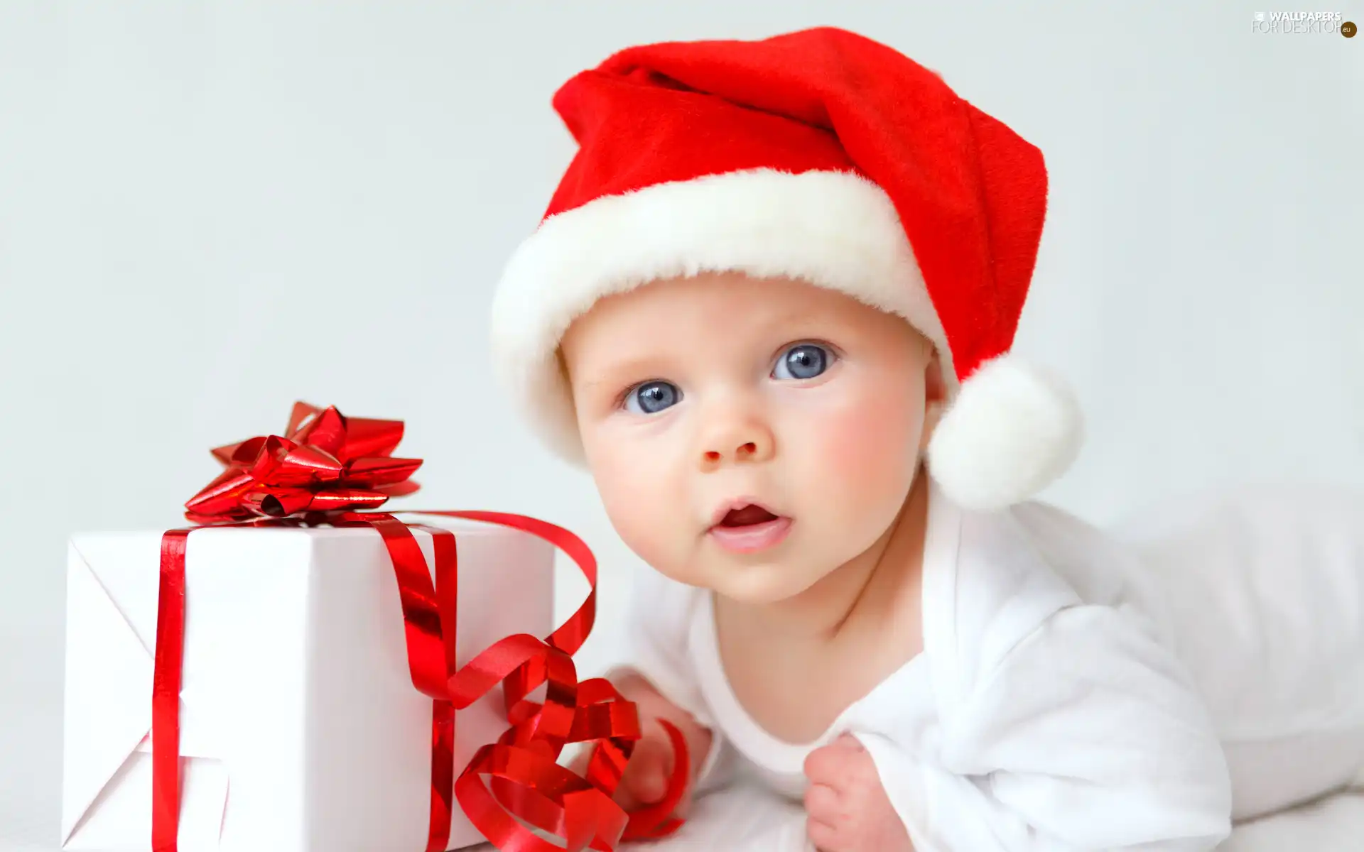 Present, ribbon, Hat, Nicholas, Kid