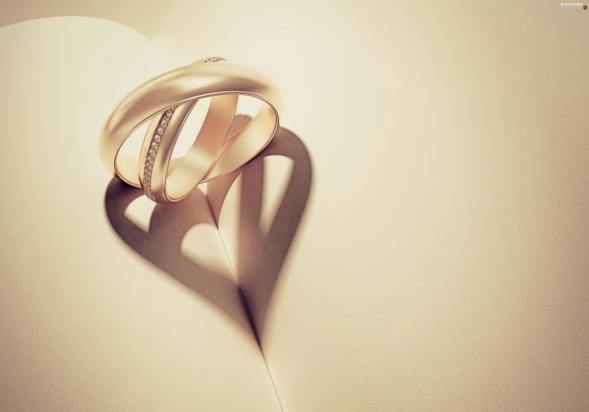 jewellery, shadow, Heart, rings