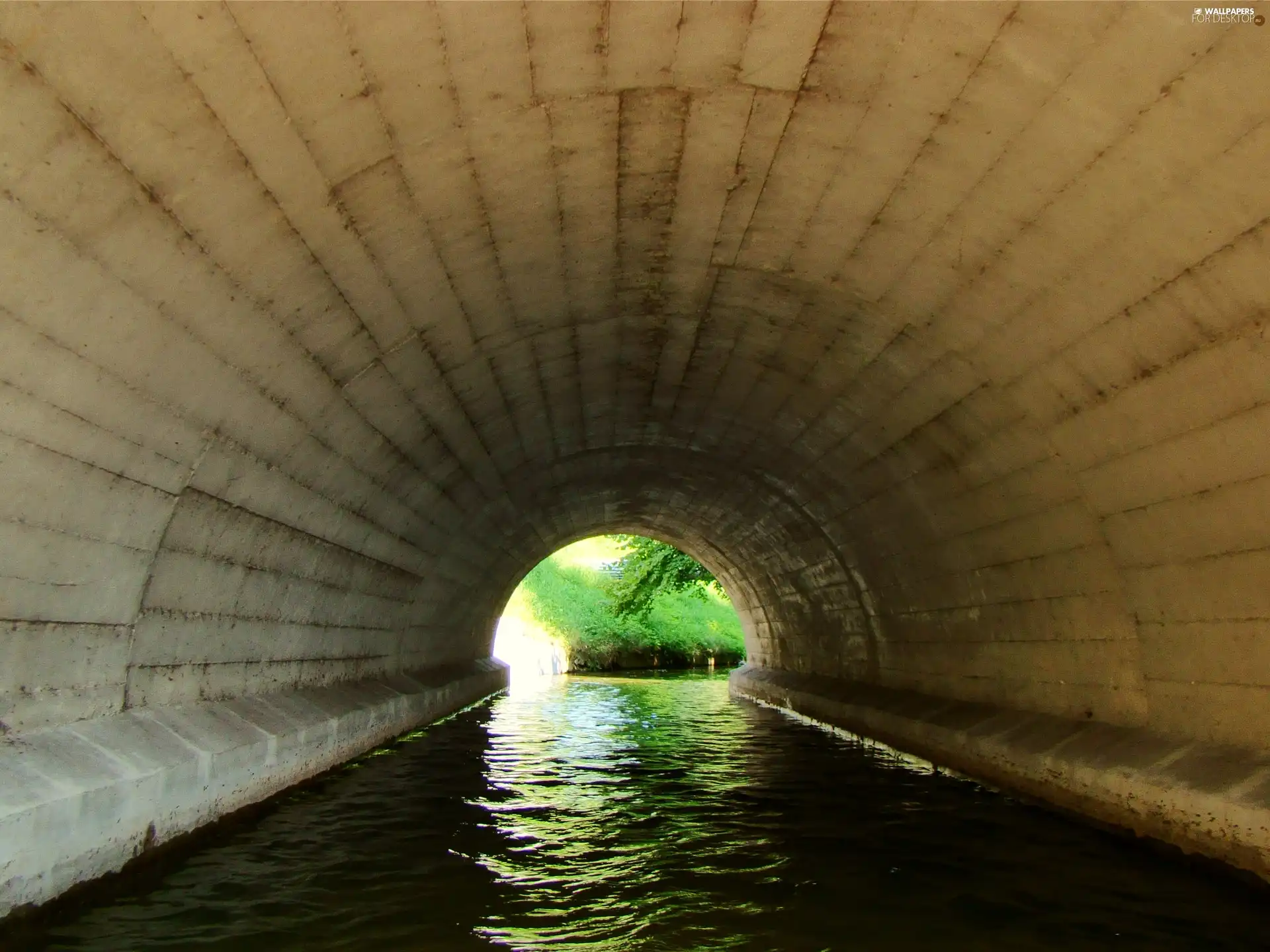 tunnel, River