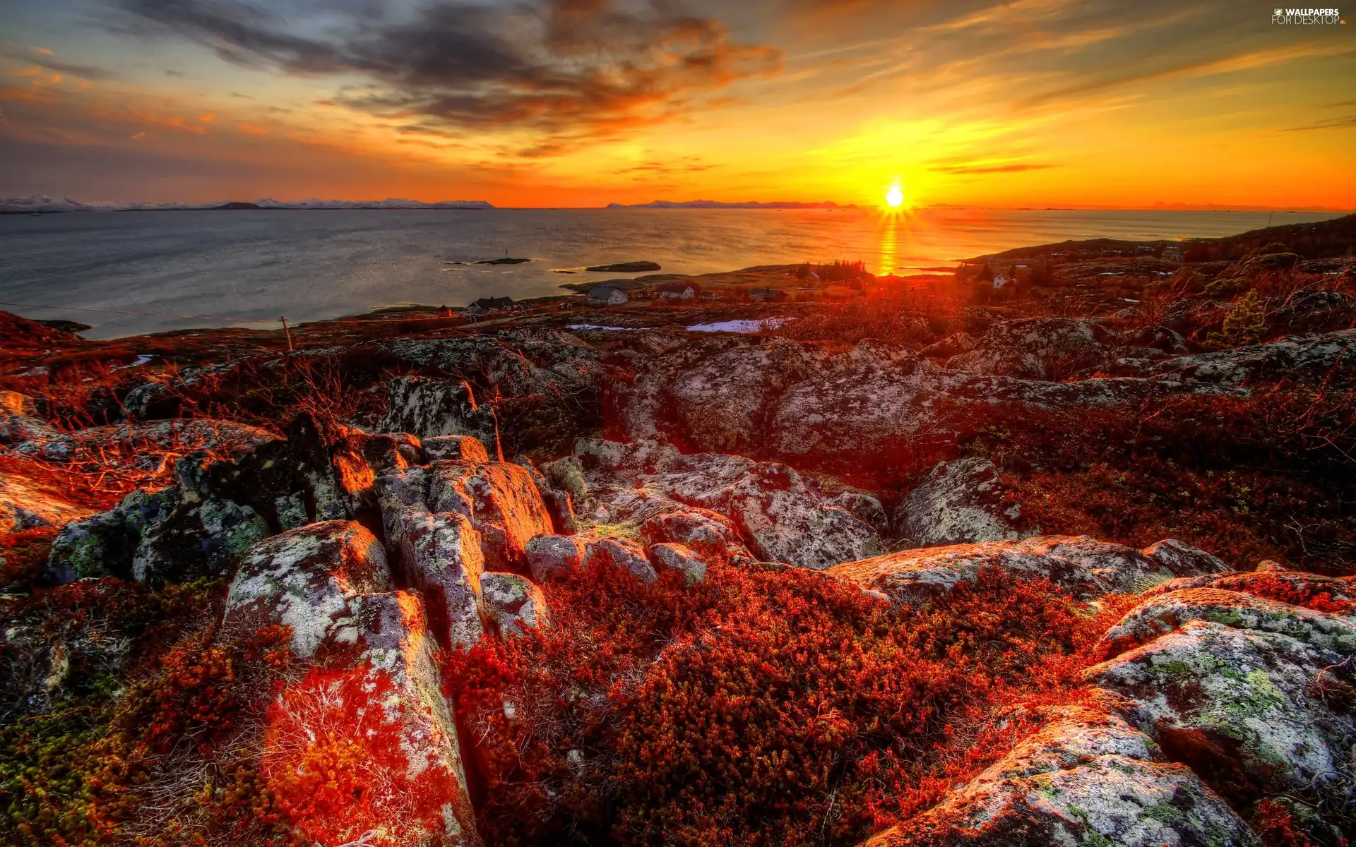 Great Sunsets, sea, rocks