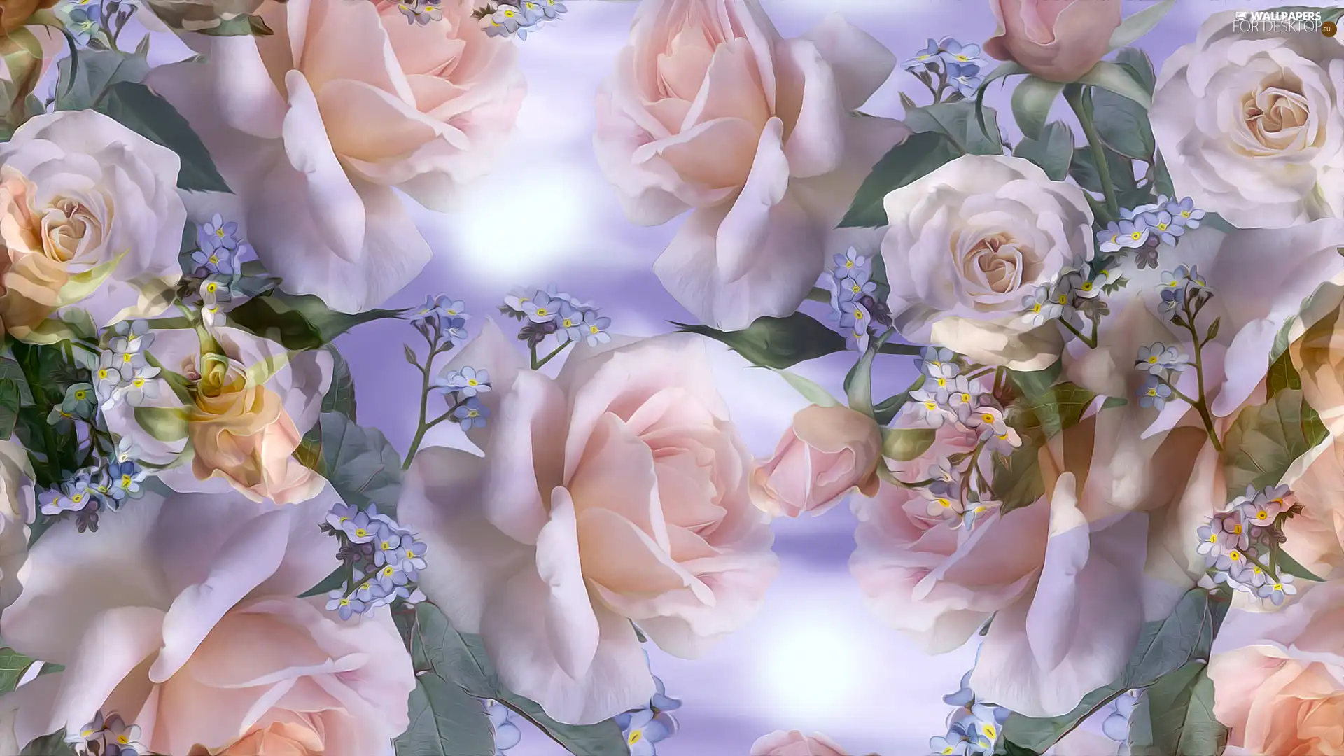 Flowers, Forget, 2D, roses