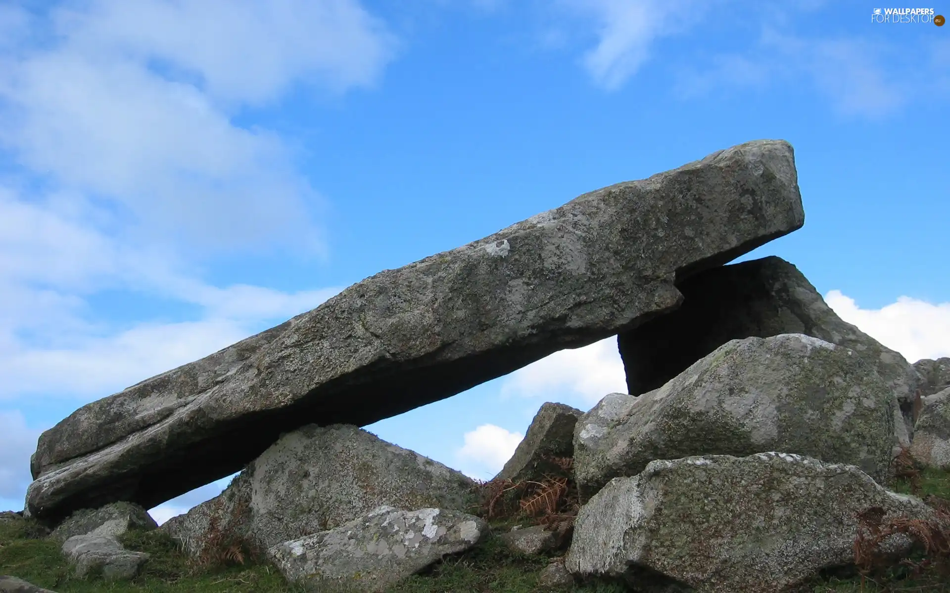 ruins, Dolmen Carreg, Britain, wales, great
