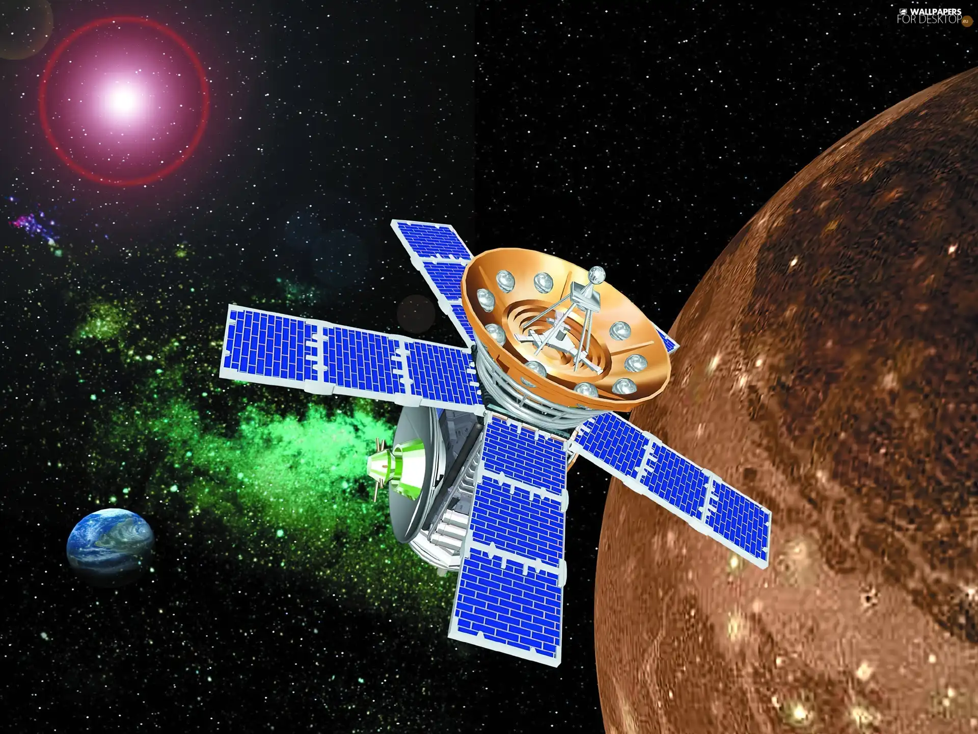 Planet, satellite