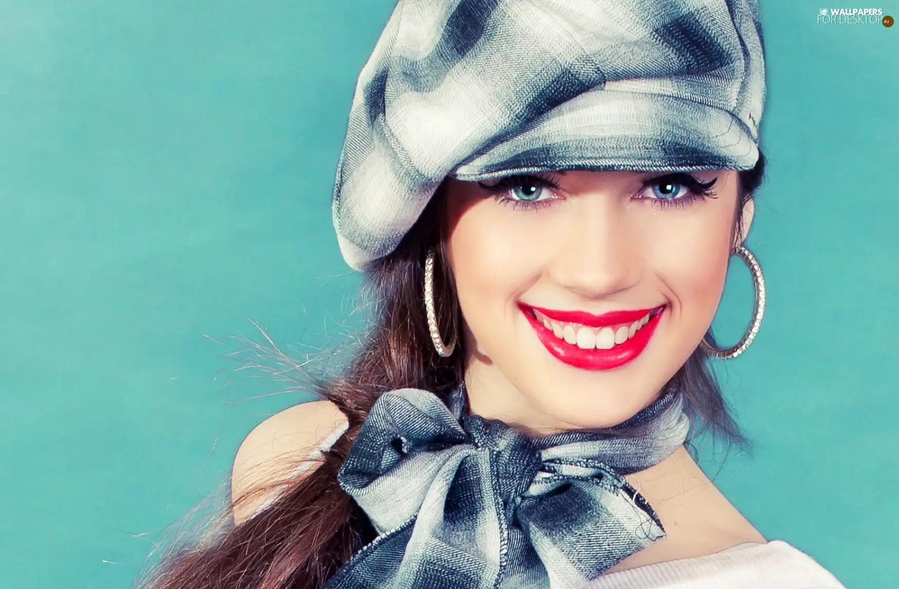 Scarf, Women, Hat