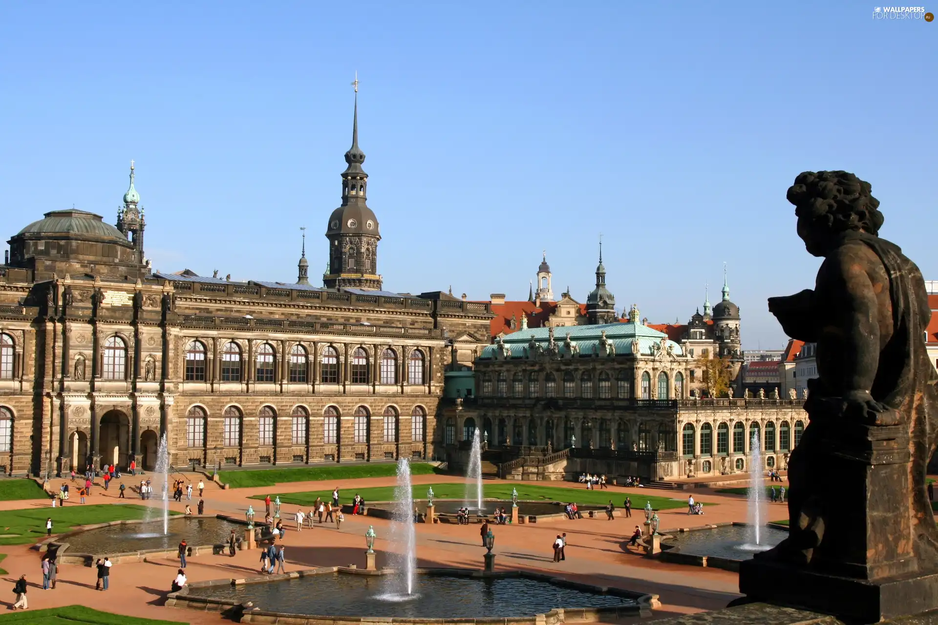 palace, Germany, Schloss Zwinger, Dresden