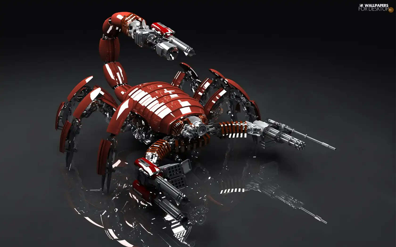 Scorpion, Red, mechanical