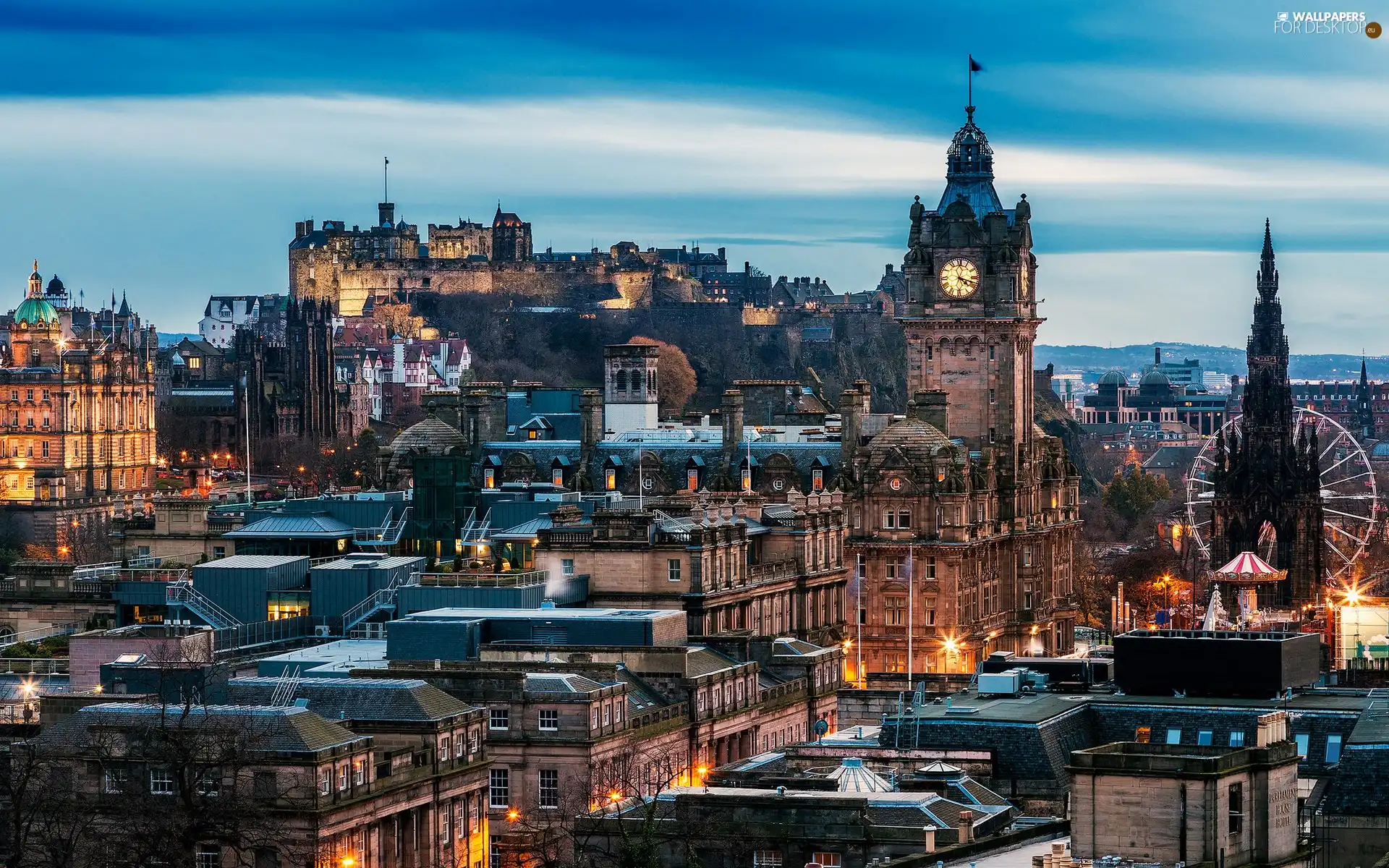 Scotland, panorama, Edynburg