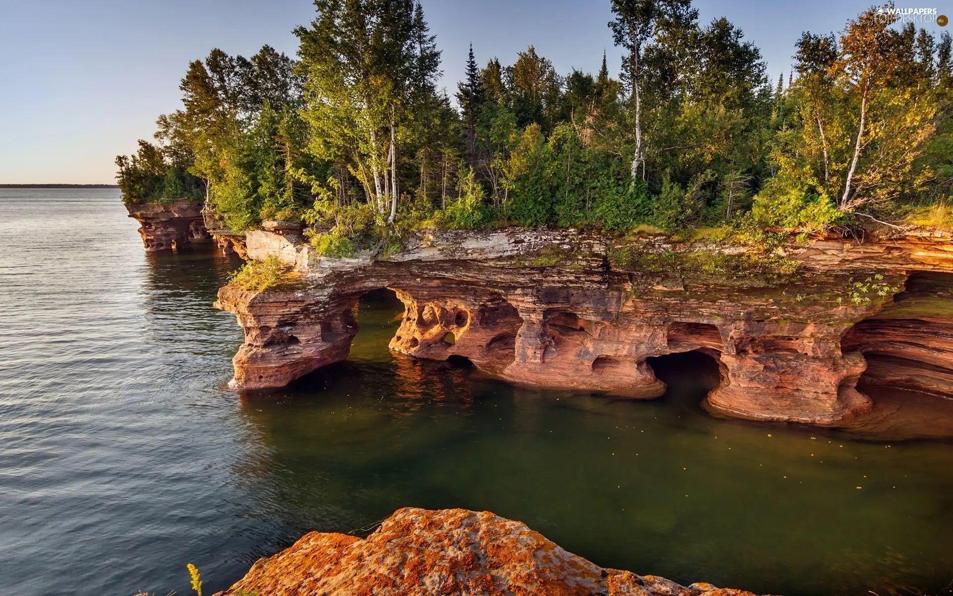 sea, cliff, cave