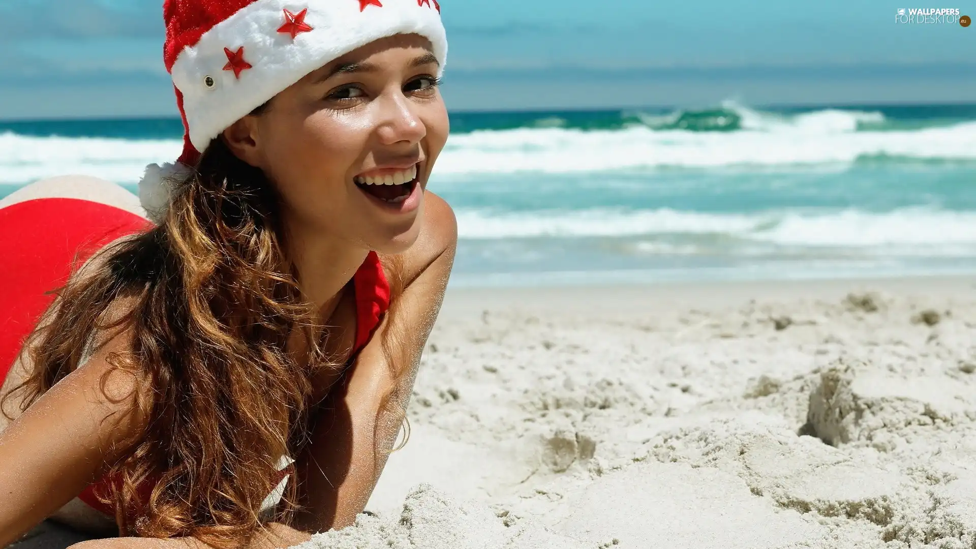 Women, Nicholas, sea, Hat