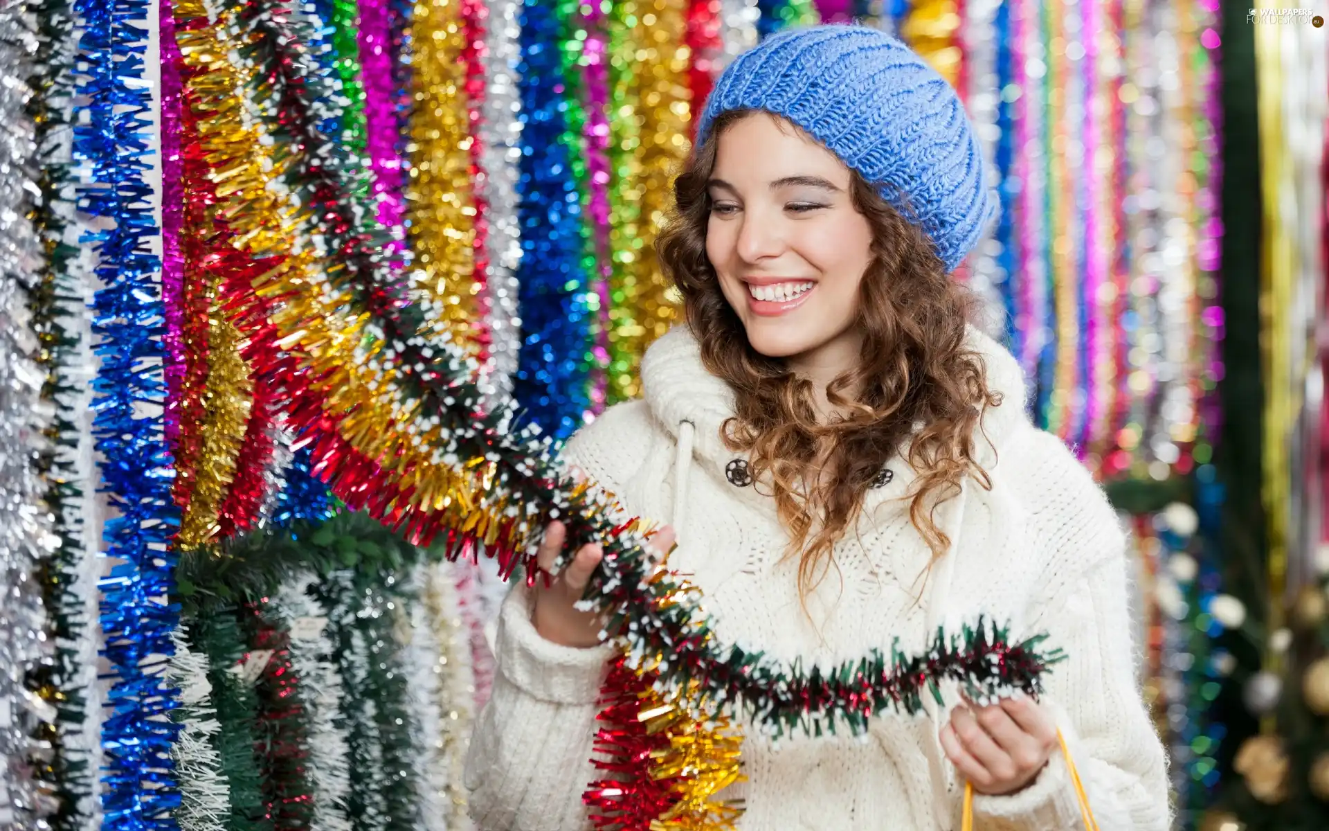 shopping, smiling, girl