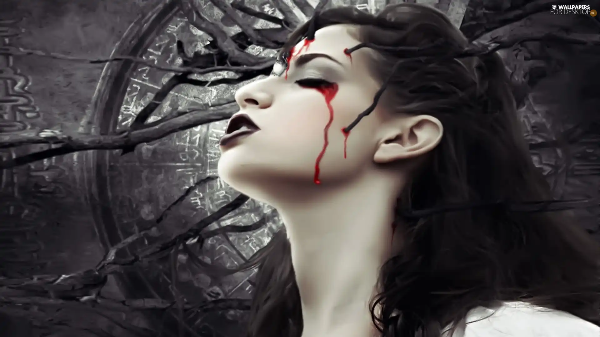Sign, Women, blood