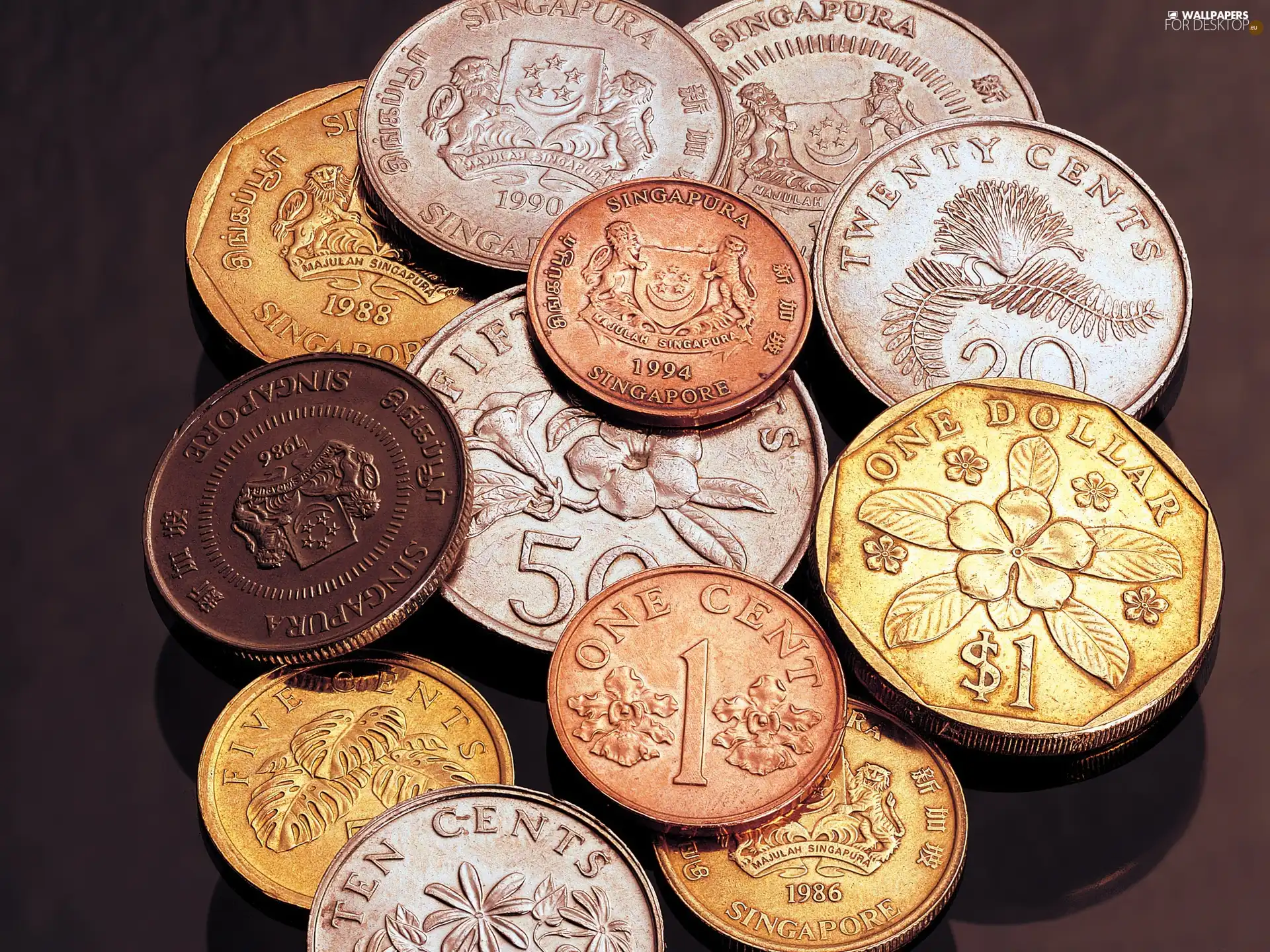 coins, Singapore
