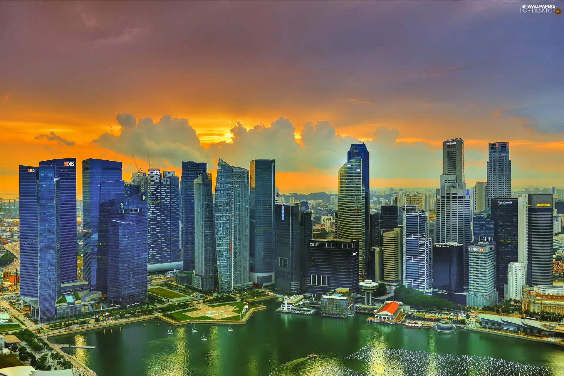 Singapur, Town, skyscraper