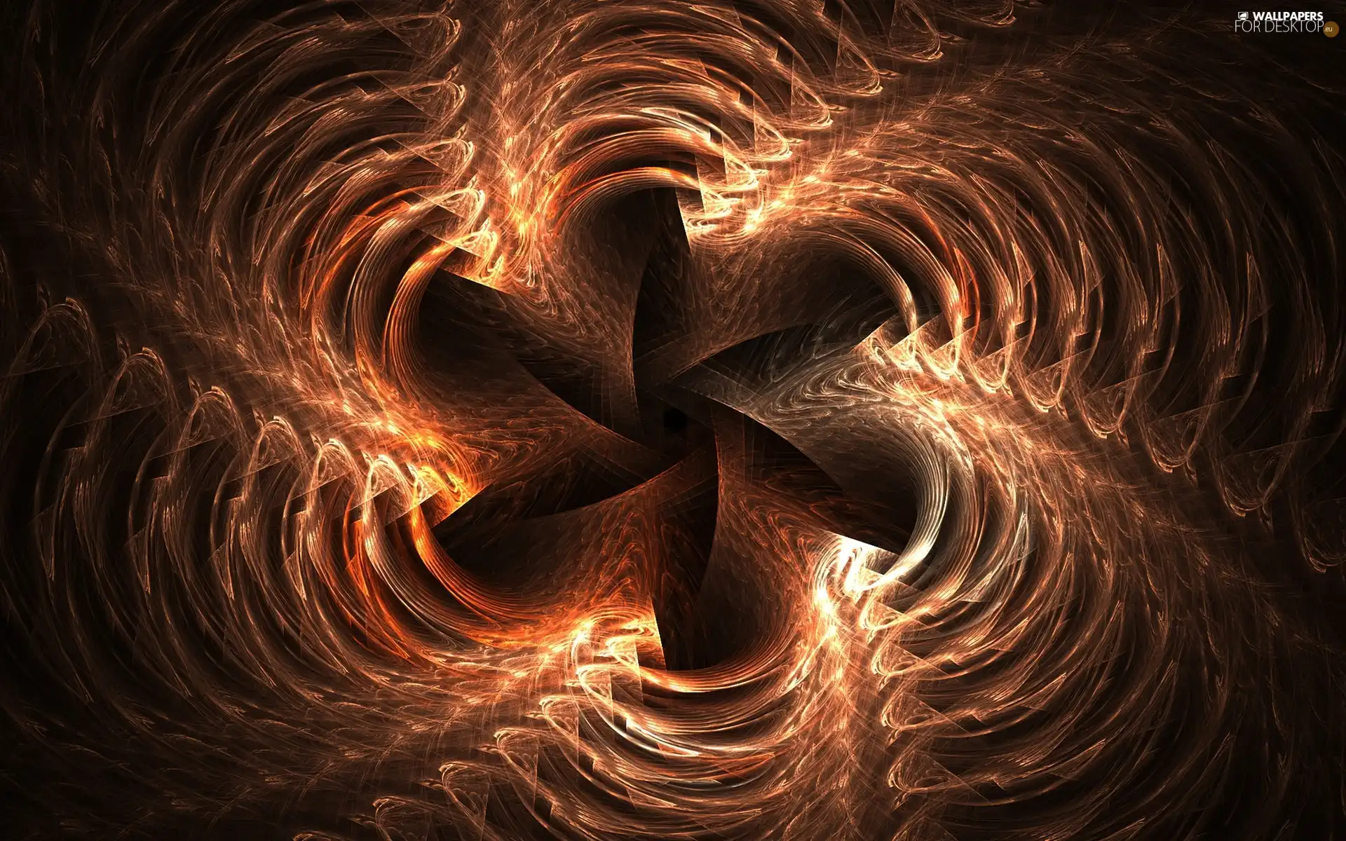 six spoke, spiral