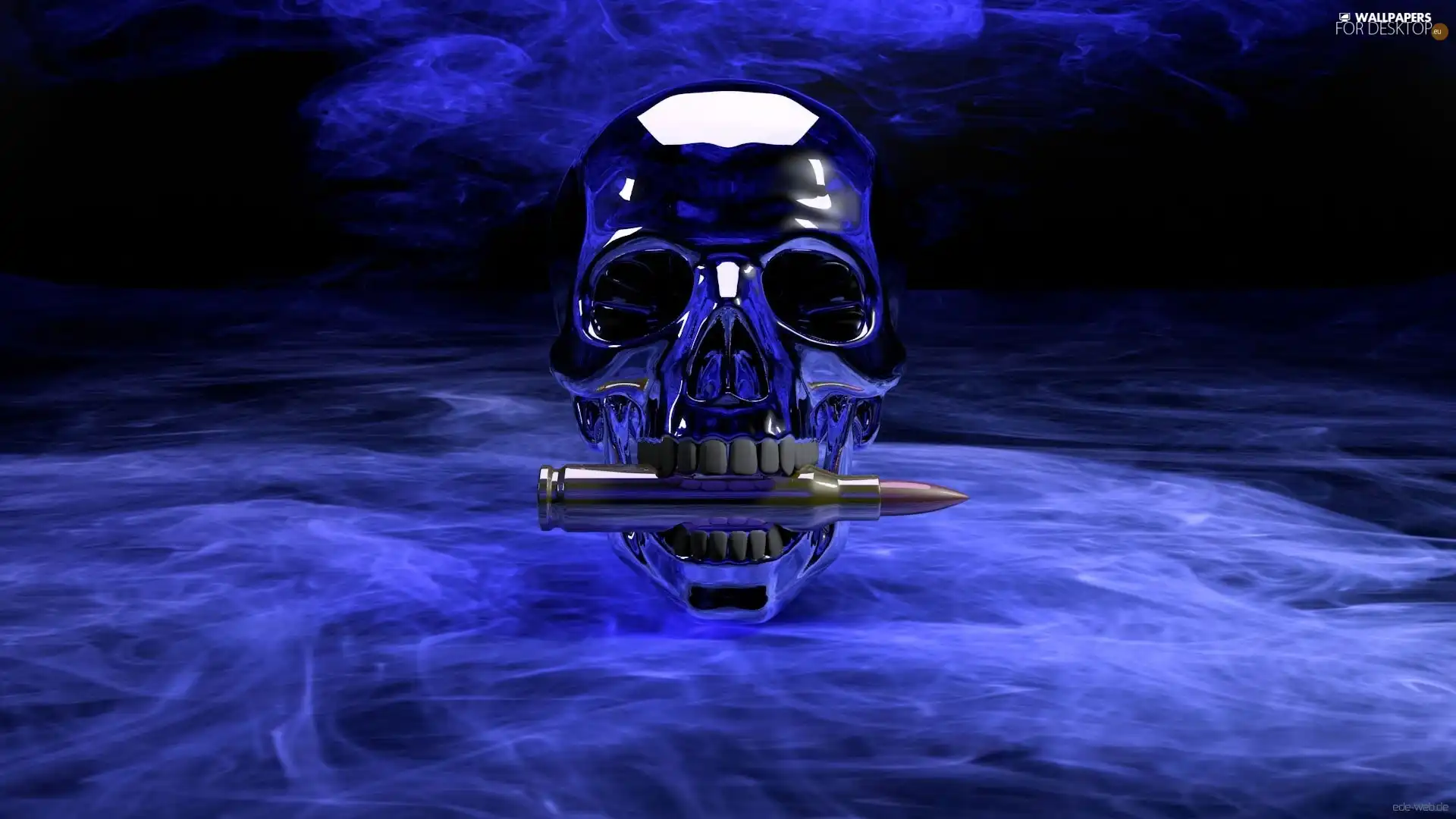 Skull Blue, shell
