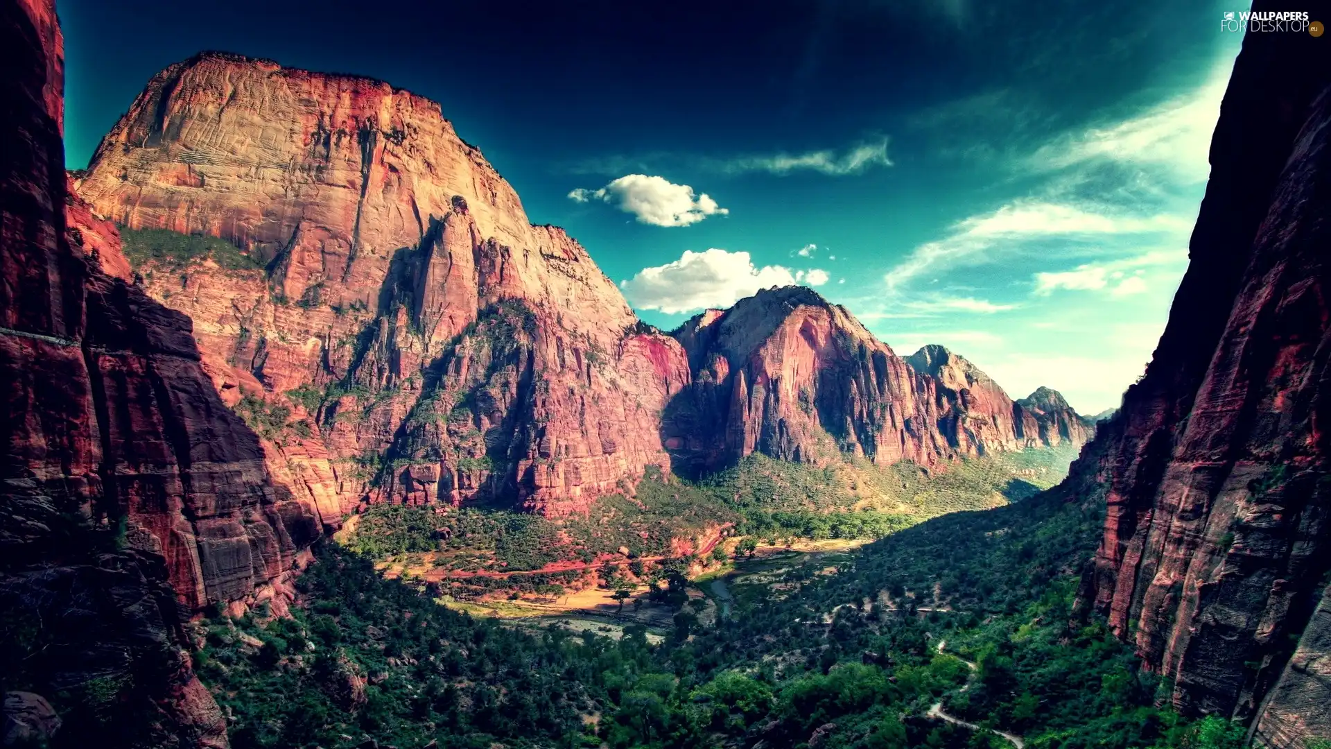 rocks, Sky