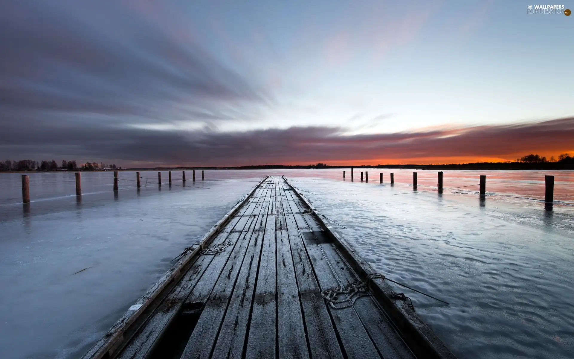 Great Sunsets, sea, Sky, Platform