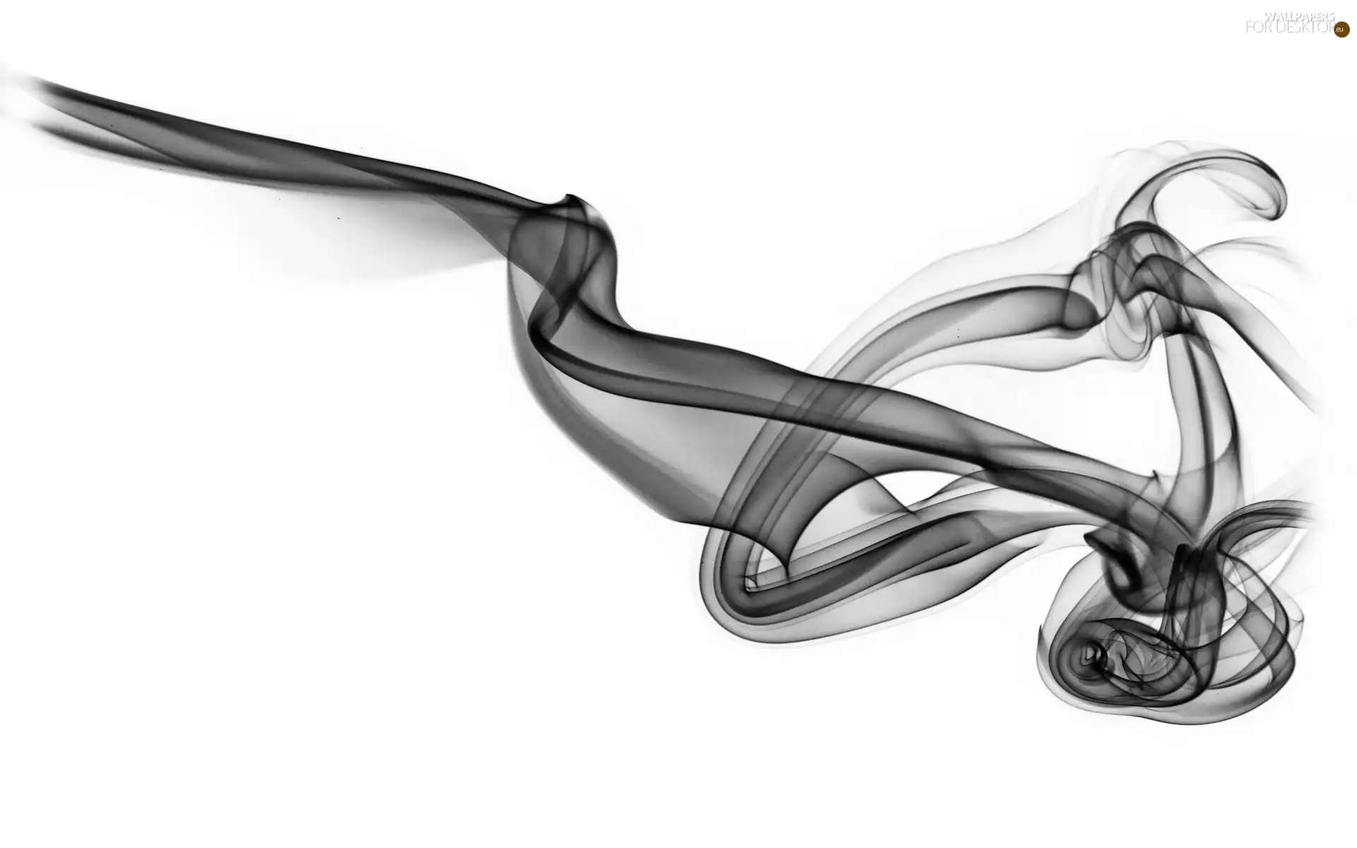 abstraction, Black, smoke