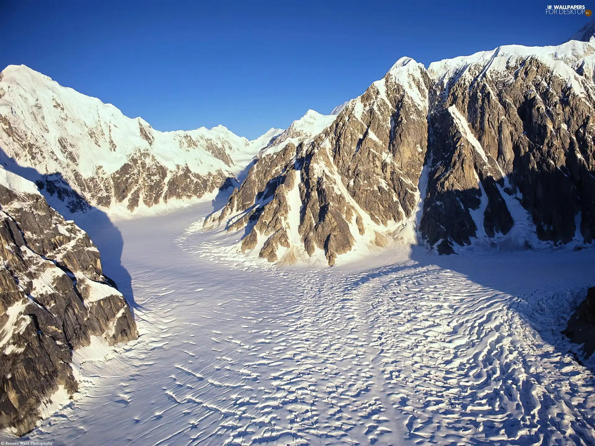 Mountains, snow