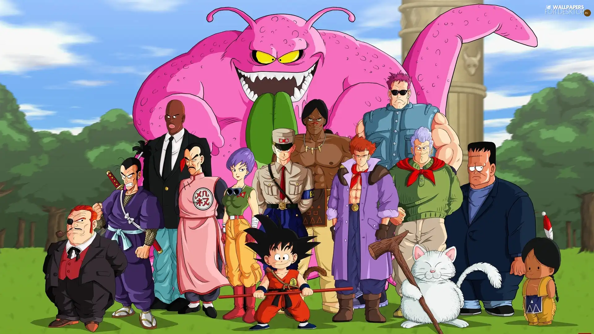 team, Dragon Ball, Son Goku