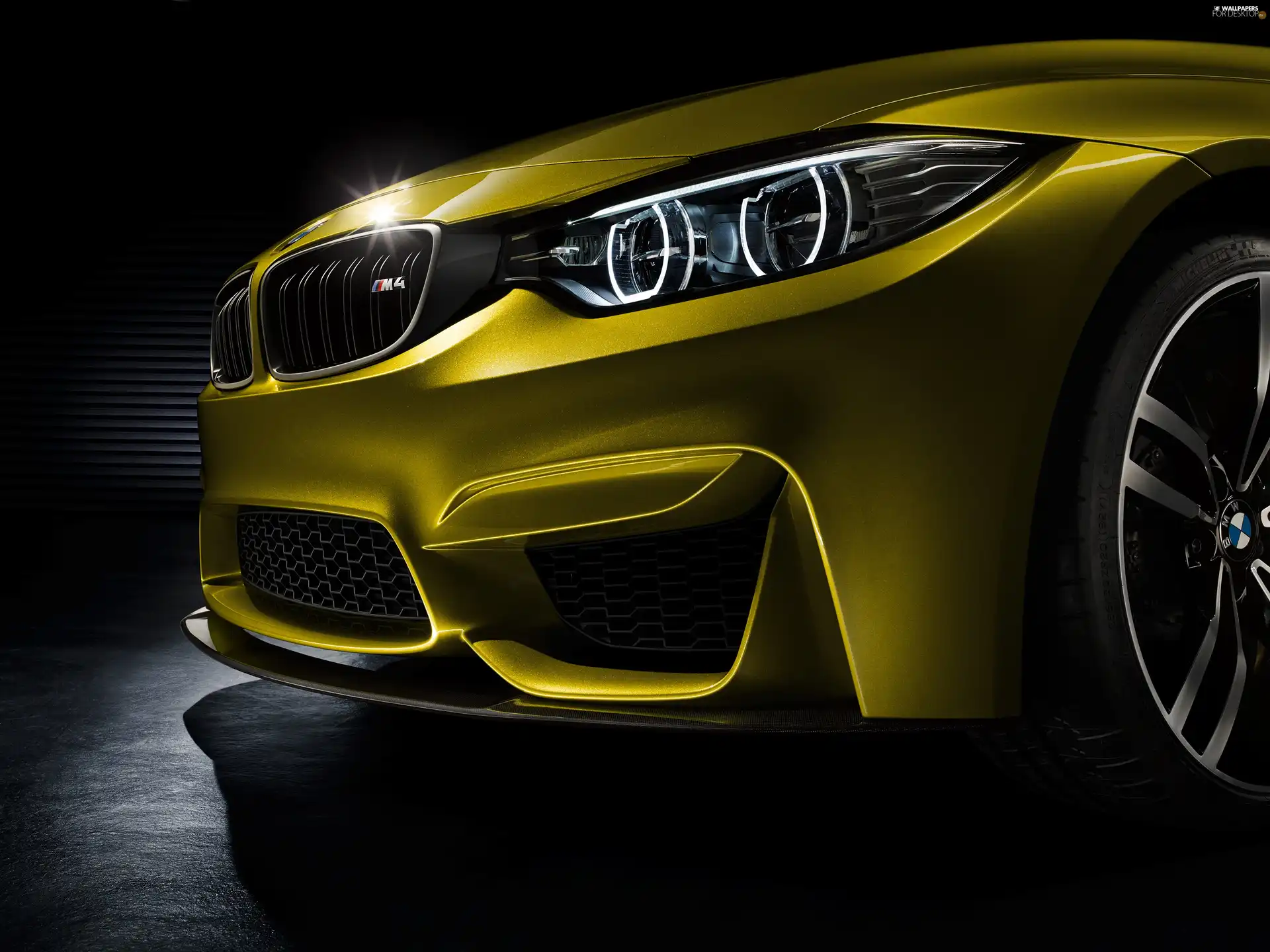 Lamps, BMW M4, Spoiler