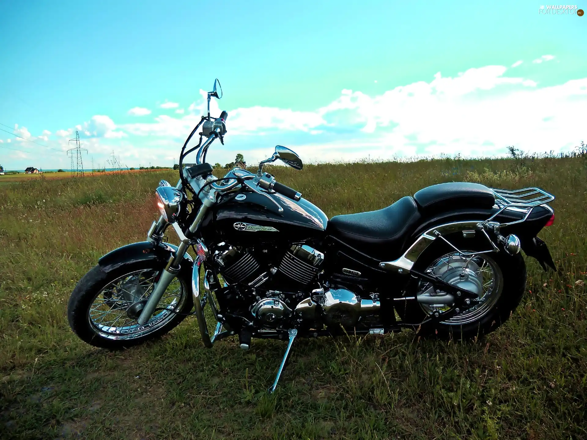 Motorbike, Drag, Star, Yamaha