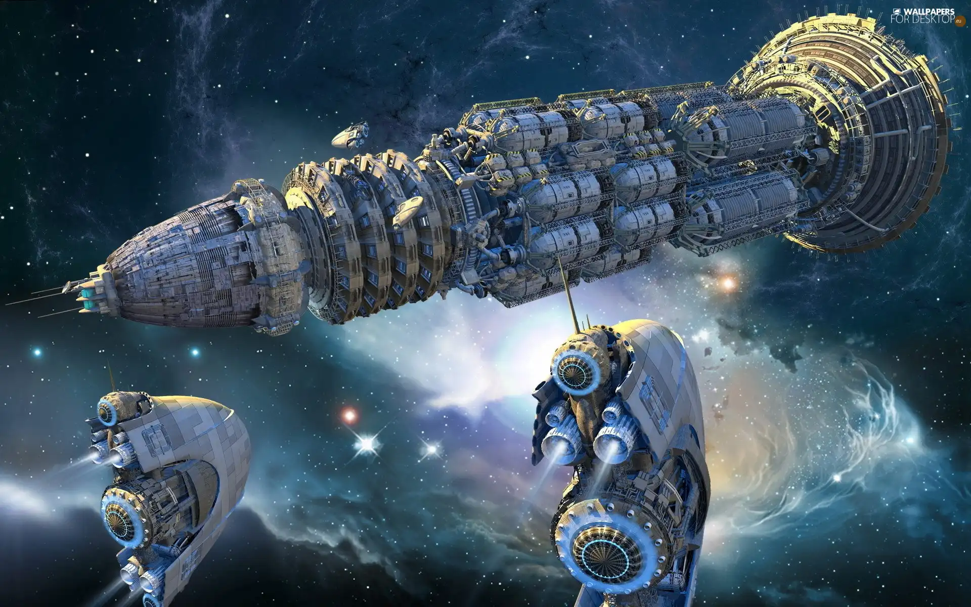vehicles, Planets, star, space