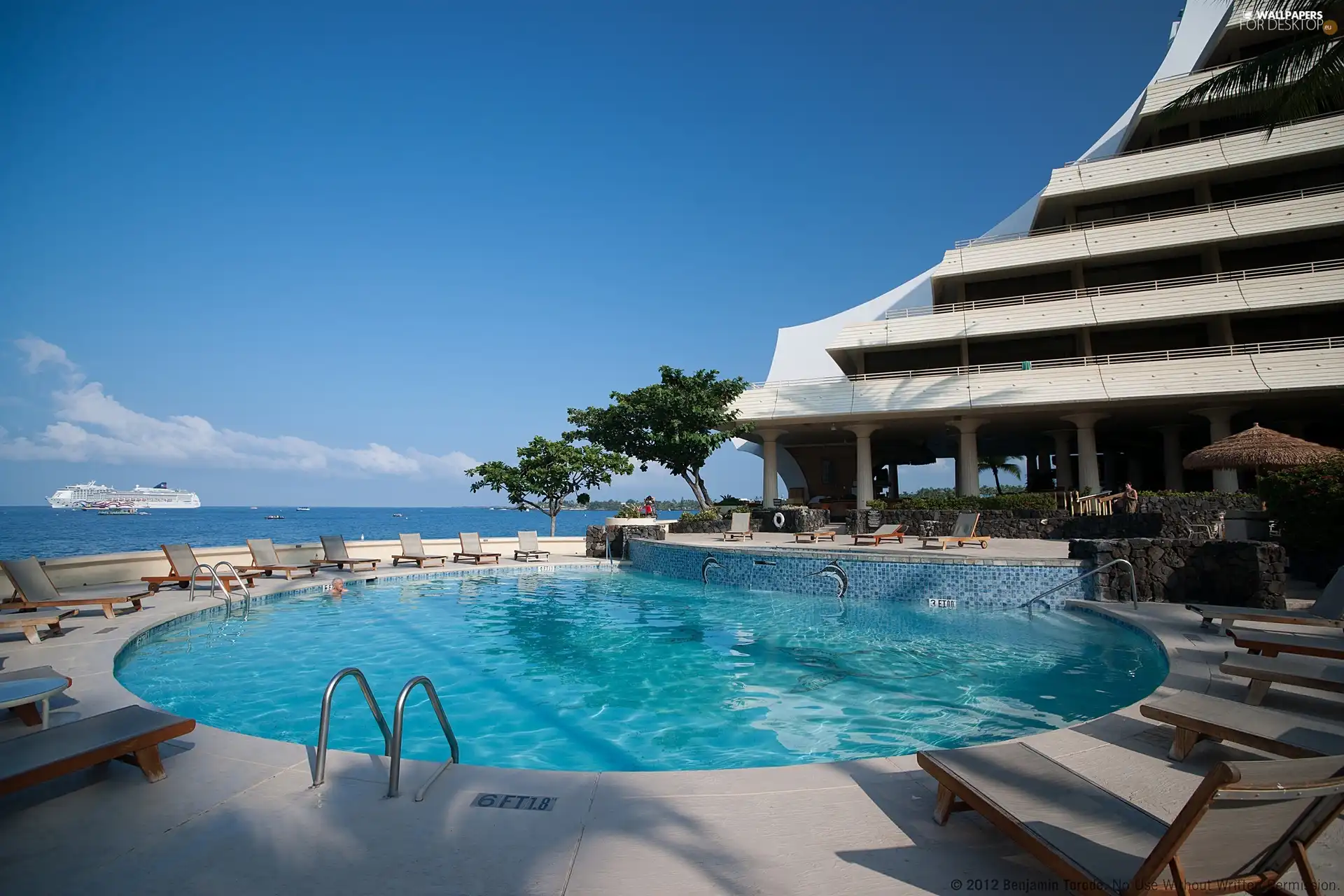 Hotel hall, Ocean, Aloha State Hawaje, Pool