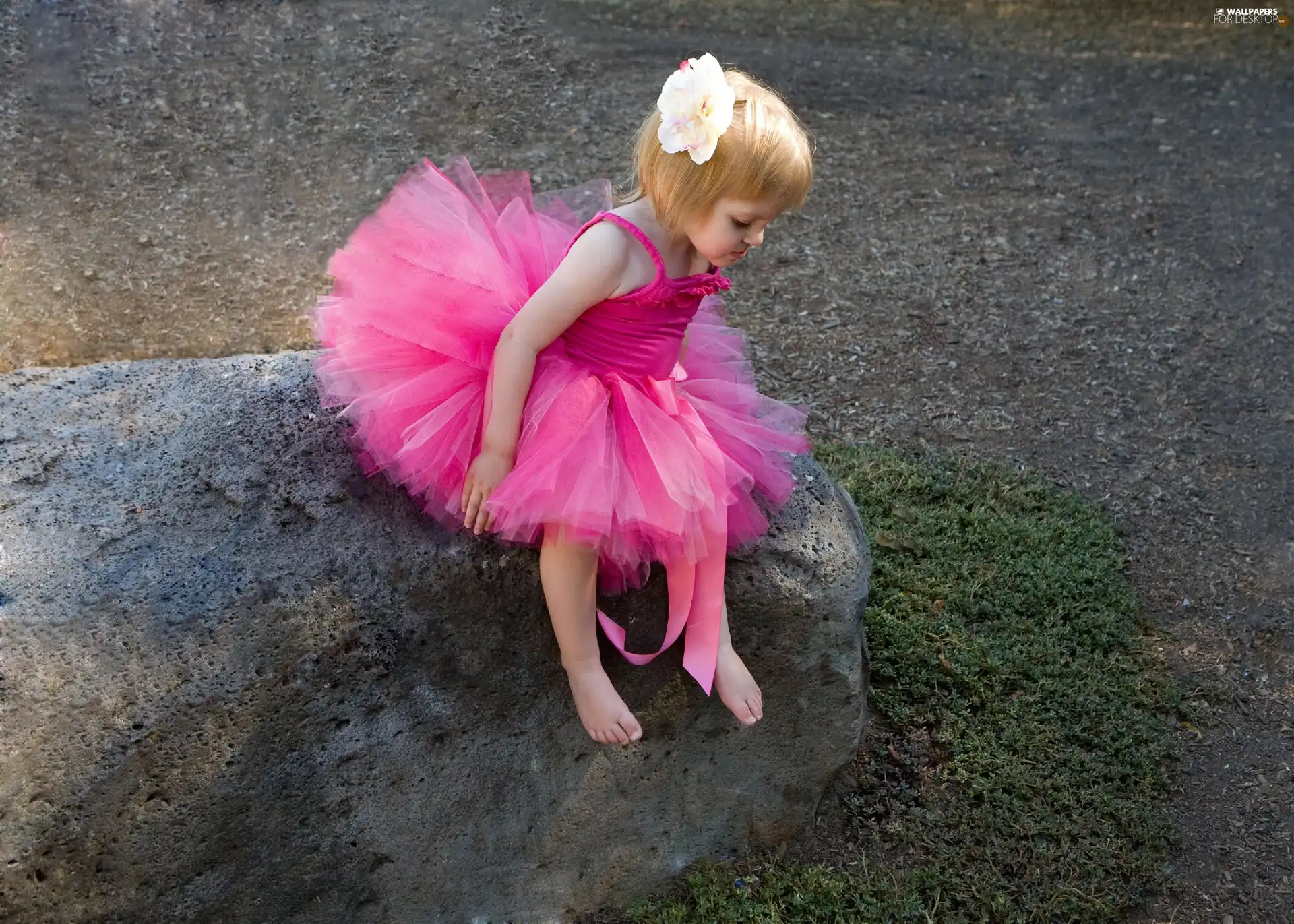 Stone, girl, Dress