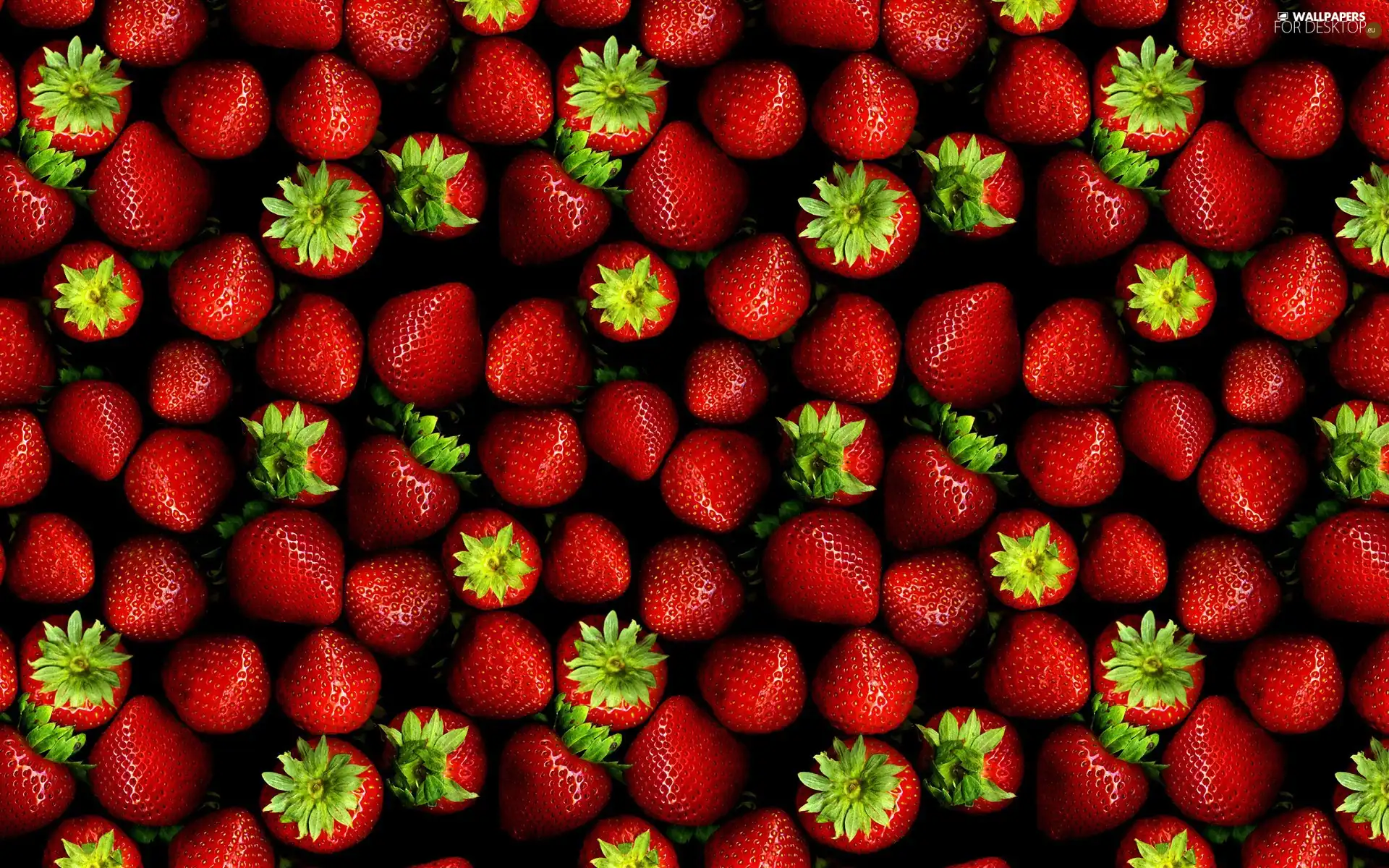 Red, strawberries