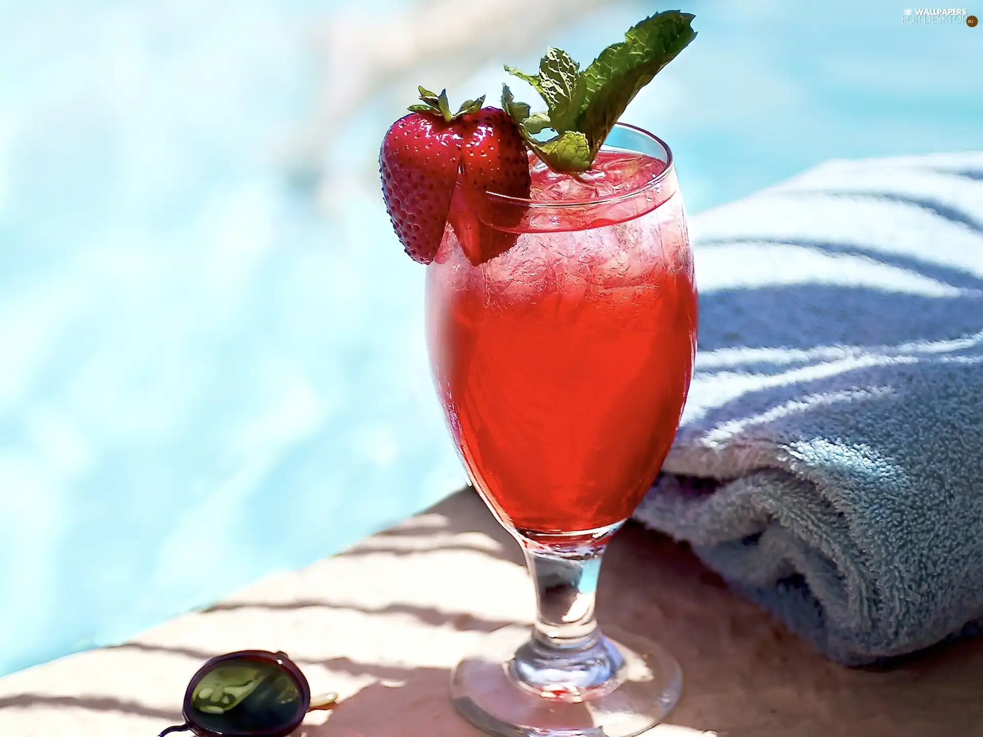 Strawberry, Red, Drink