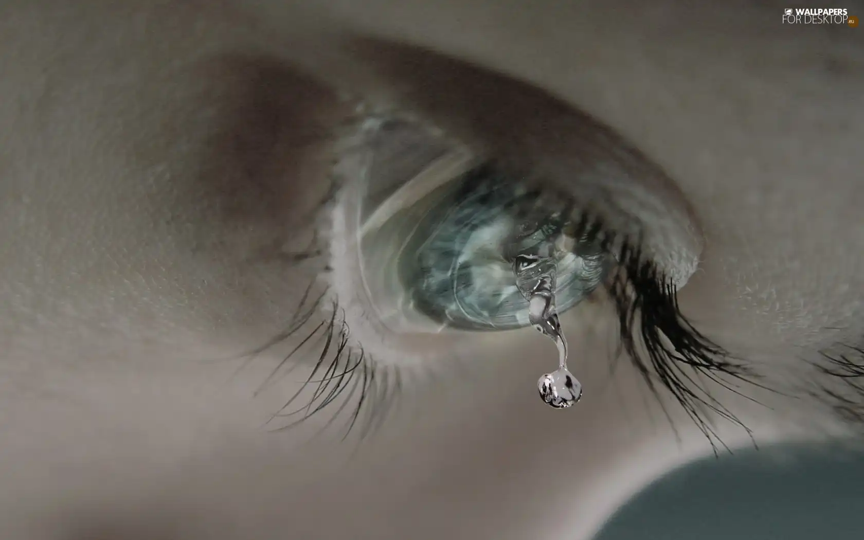 tear, eye, iris