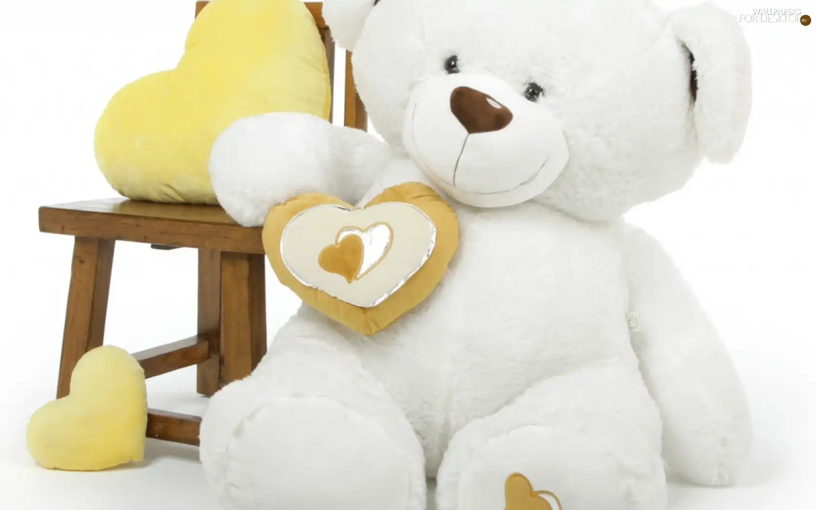 hearts, Plush, teddy bear
